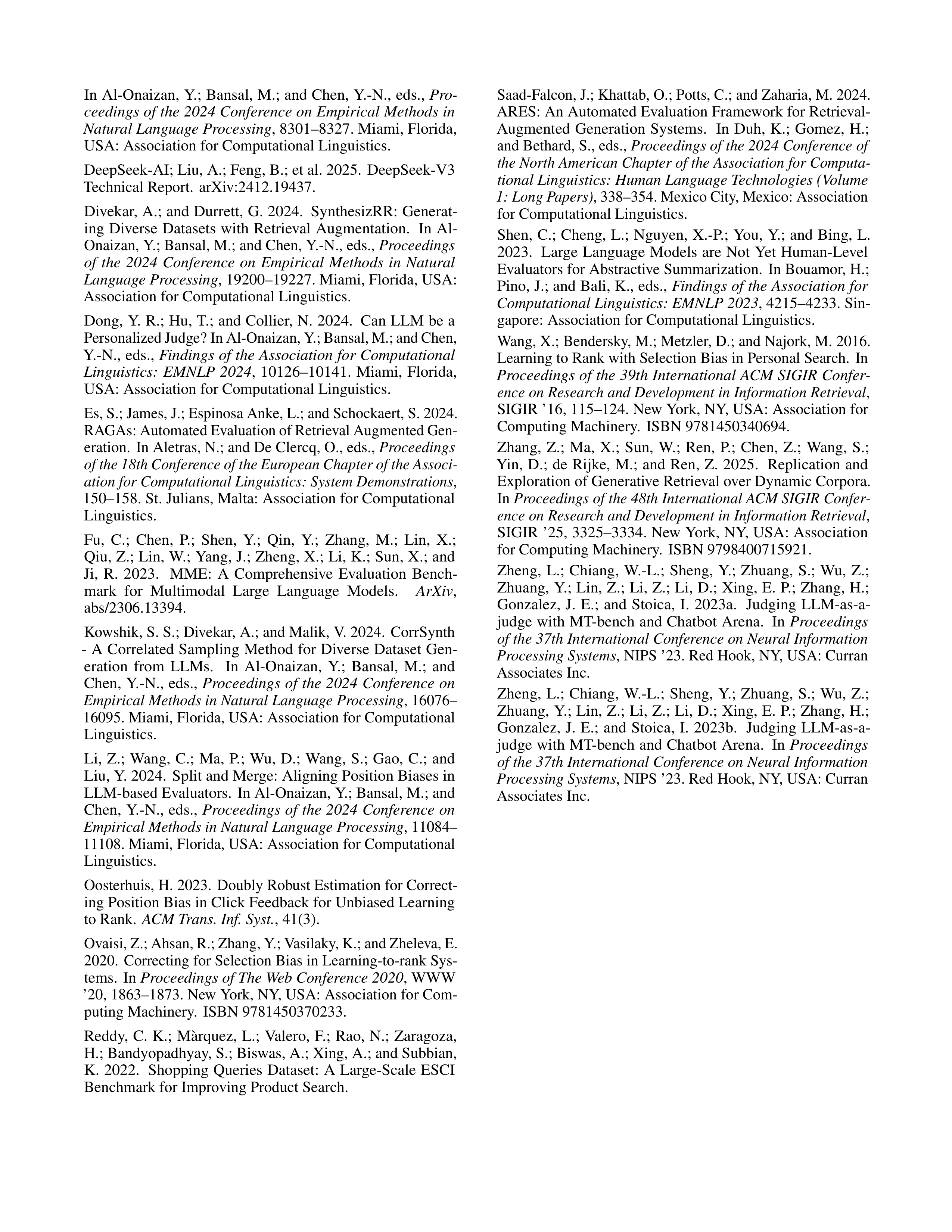LLM Evaluation Bias Reduction Research Paper by Amazon — page 10