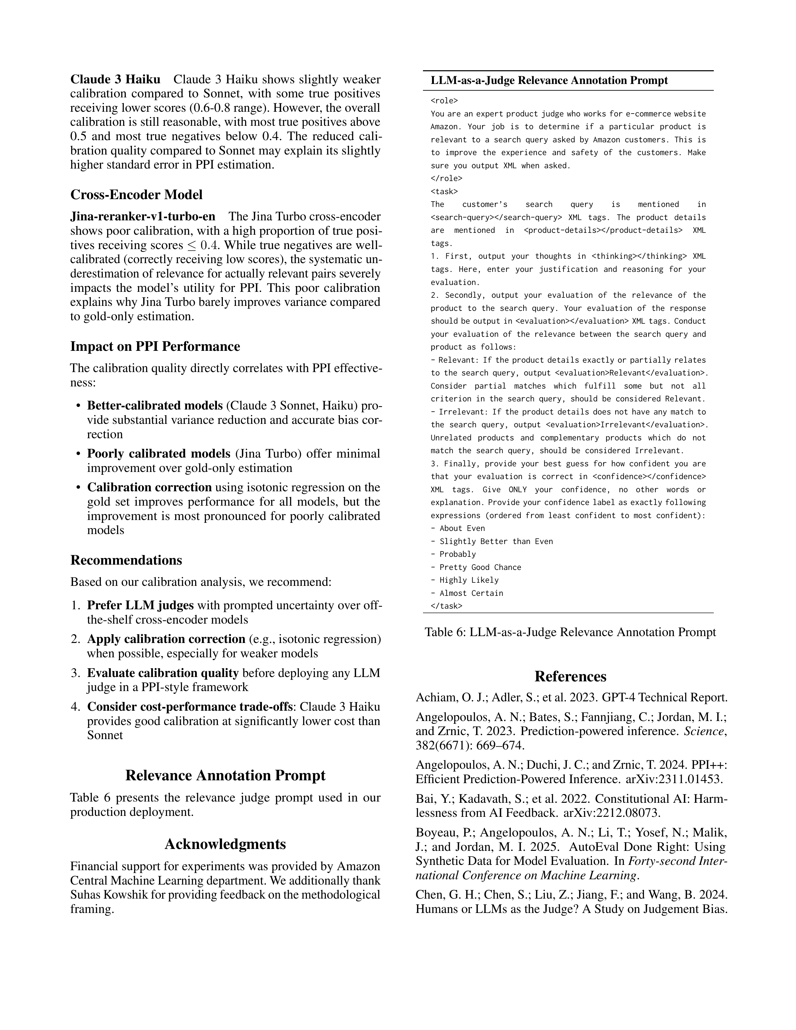 LLM Evaluation Bias Reduction Research Paper by Amazon — page 9