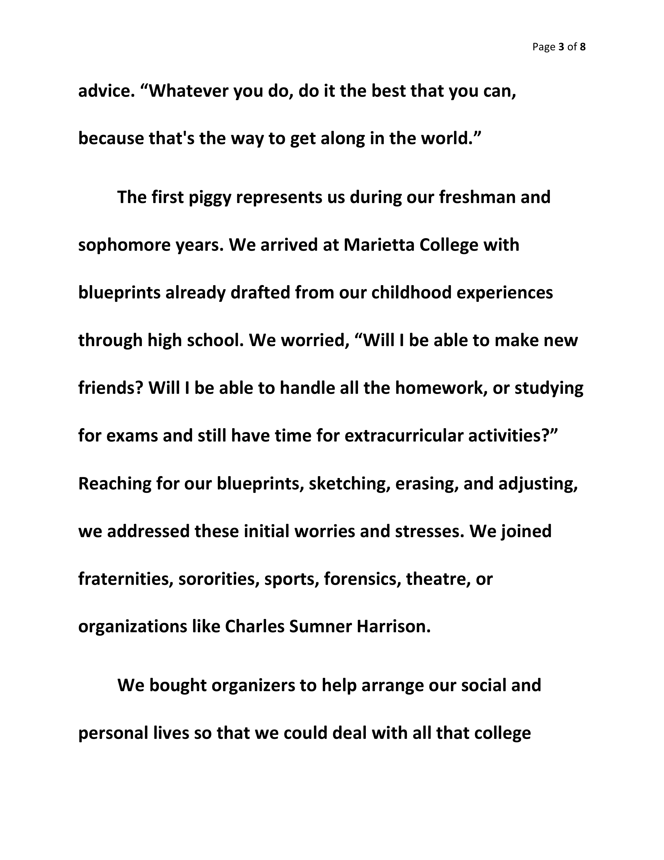 LaTisha Taylor Commencement Speech — page 3