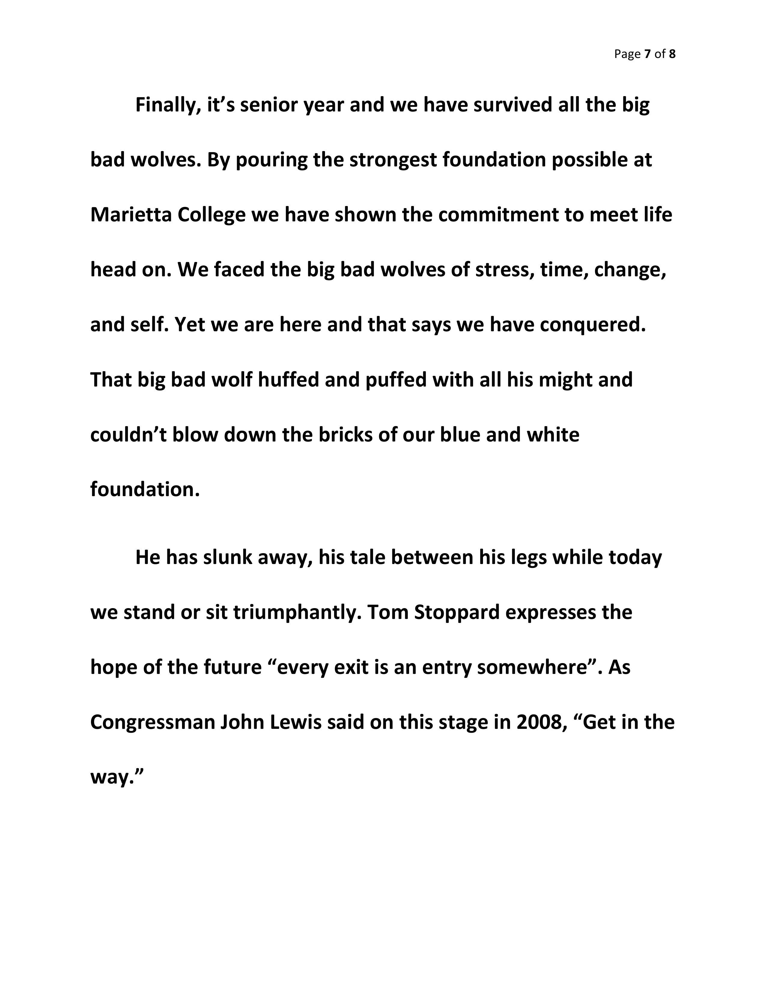 LaTisha Taylor Commencement Speech — page 7