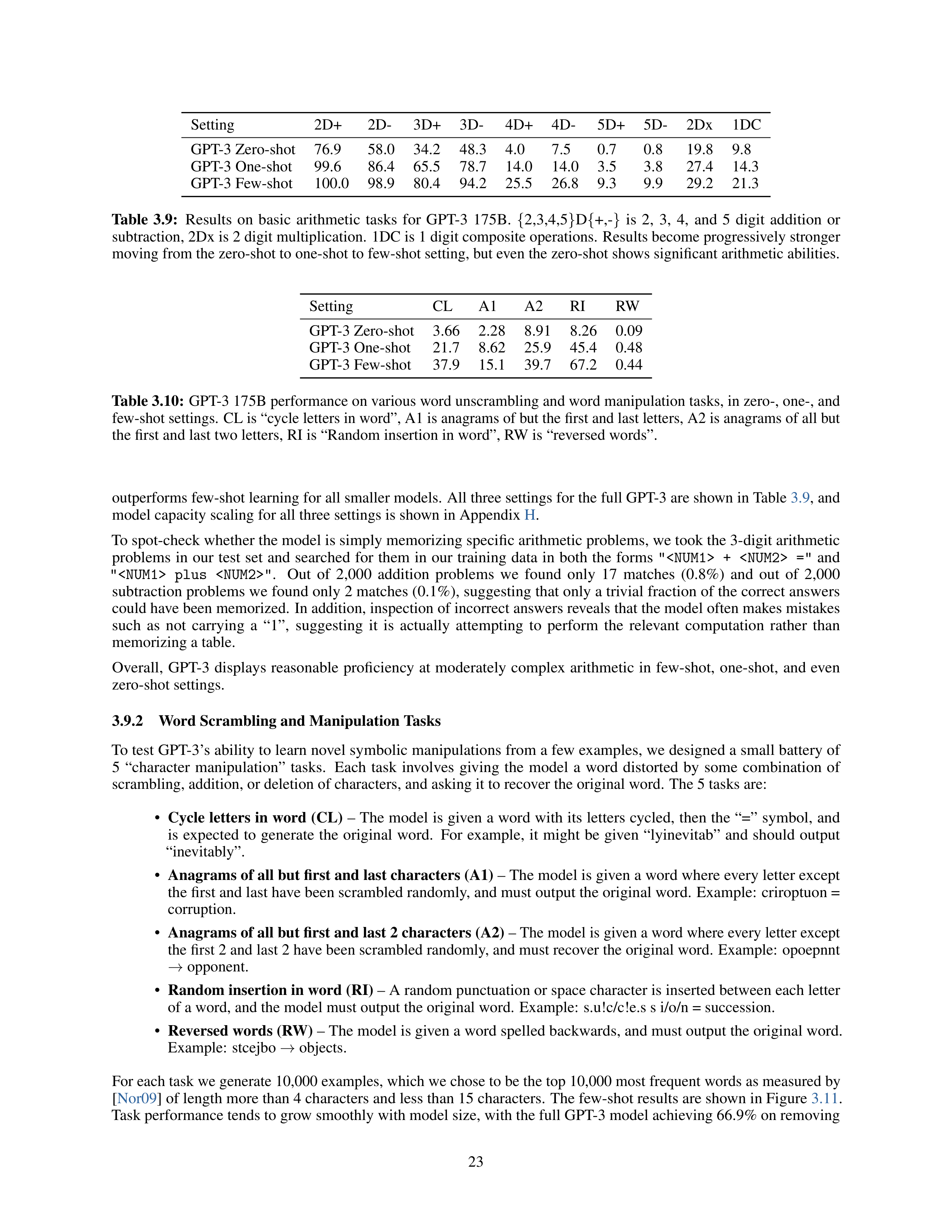 Language Models are Few-Shot Learners Research Paper by OpenAI — page 23