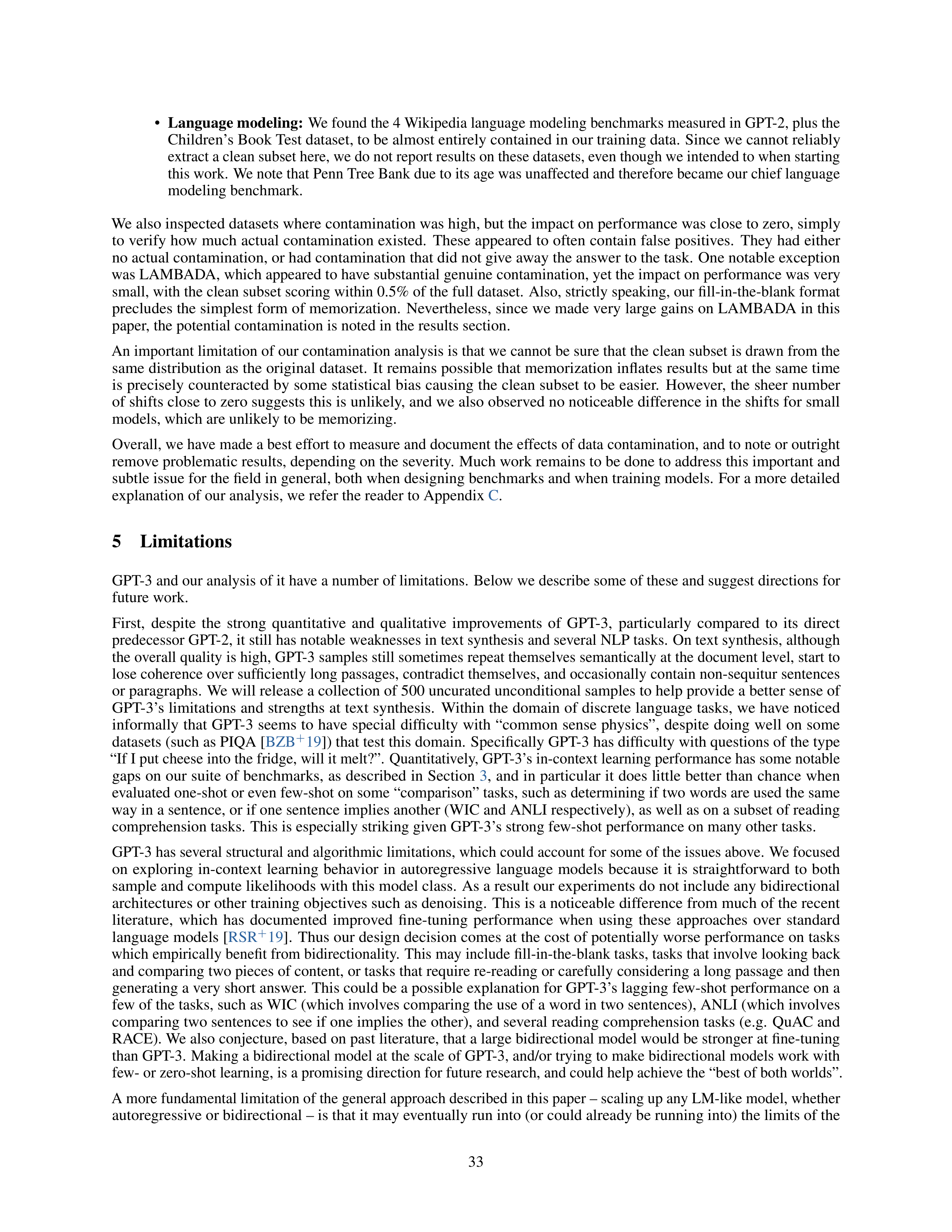 Language Models are Few-Shot Learners Research Paper by OpenAI — page 33