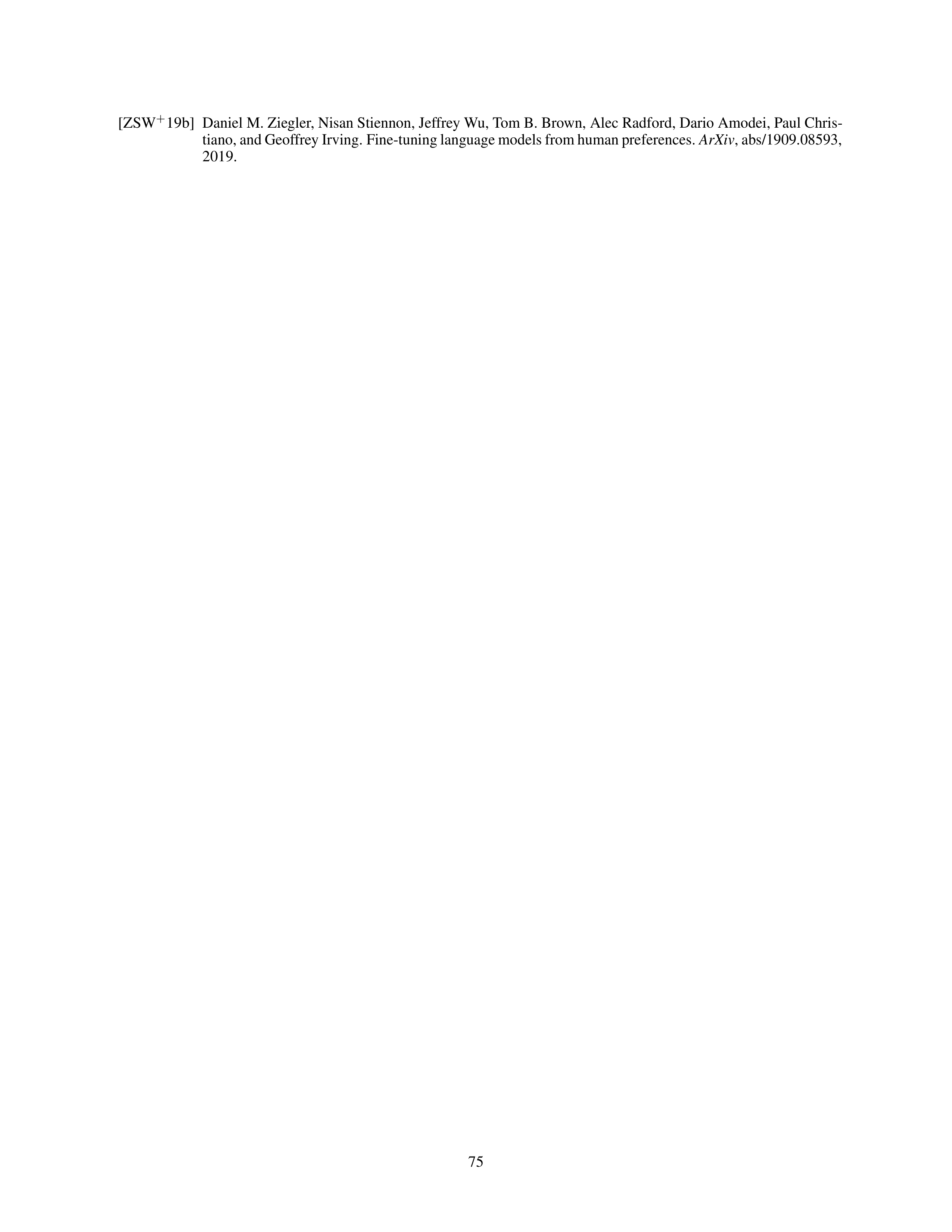 Language Models are Few-Shot Learners Research Paper by OpenAI — page 75
