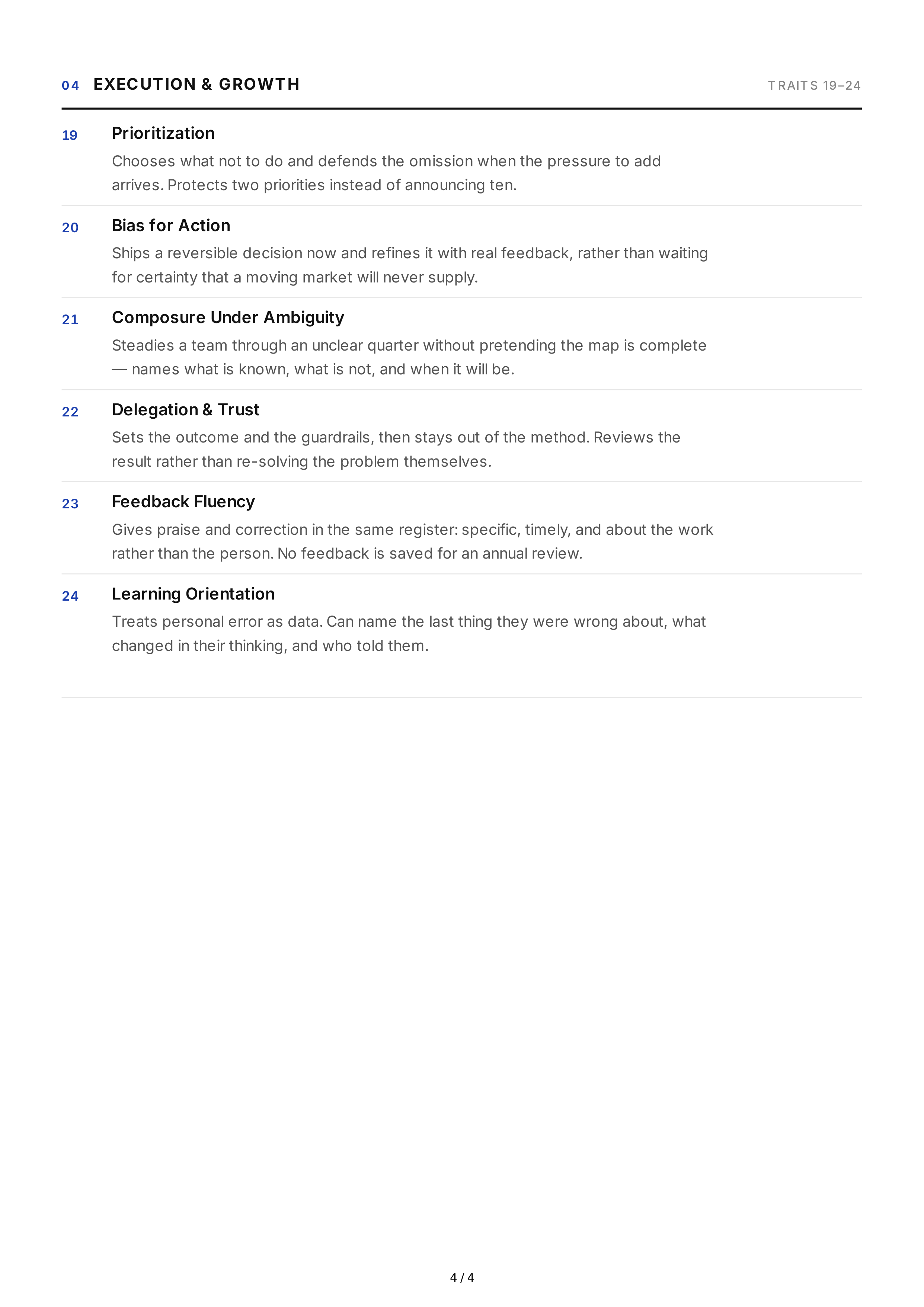 Leadership Personality Traits — page 4