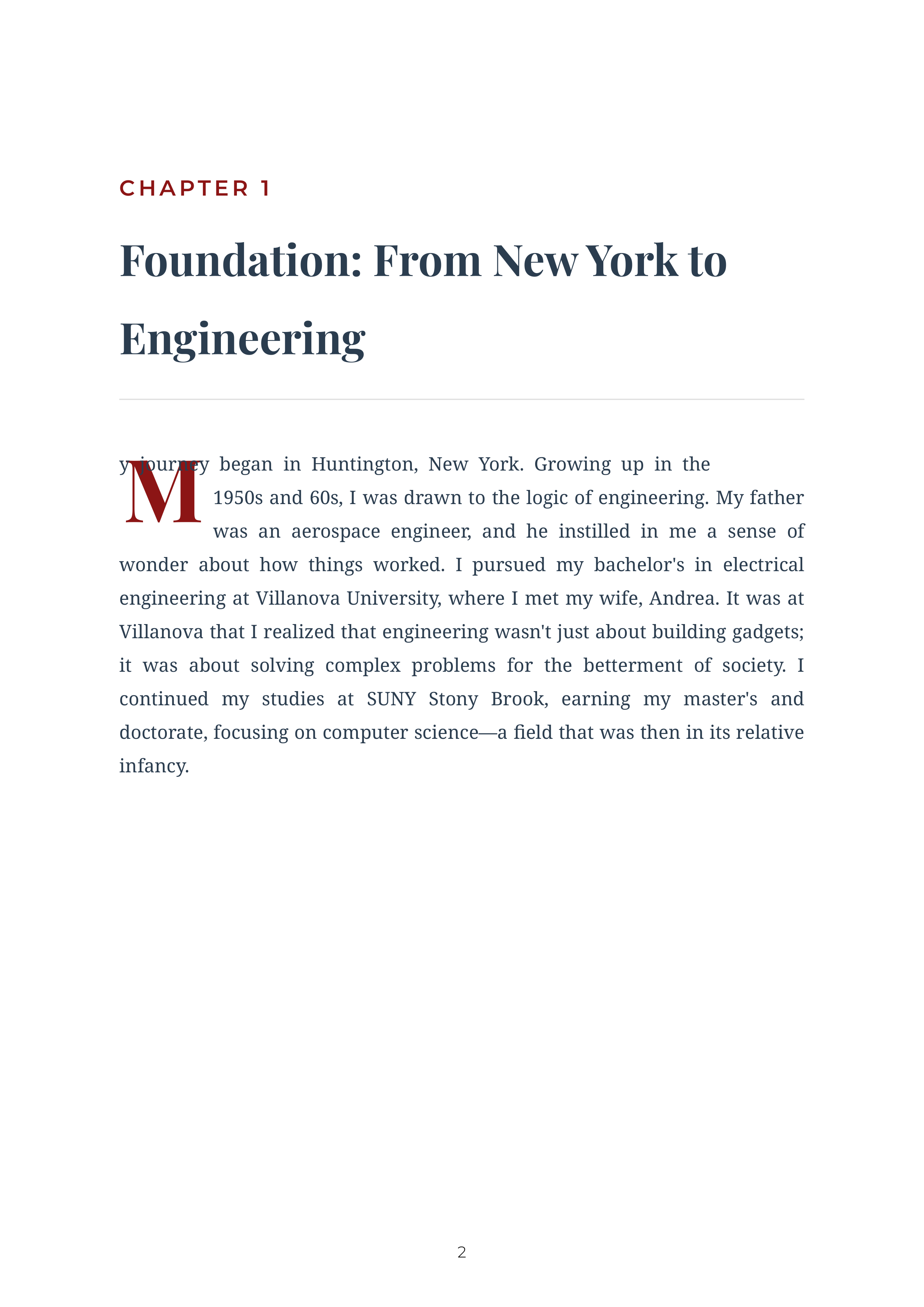 Leading Matters by John Hennessy Stanford President Autobiography — page 2