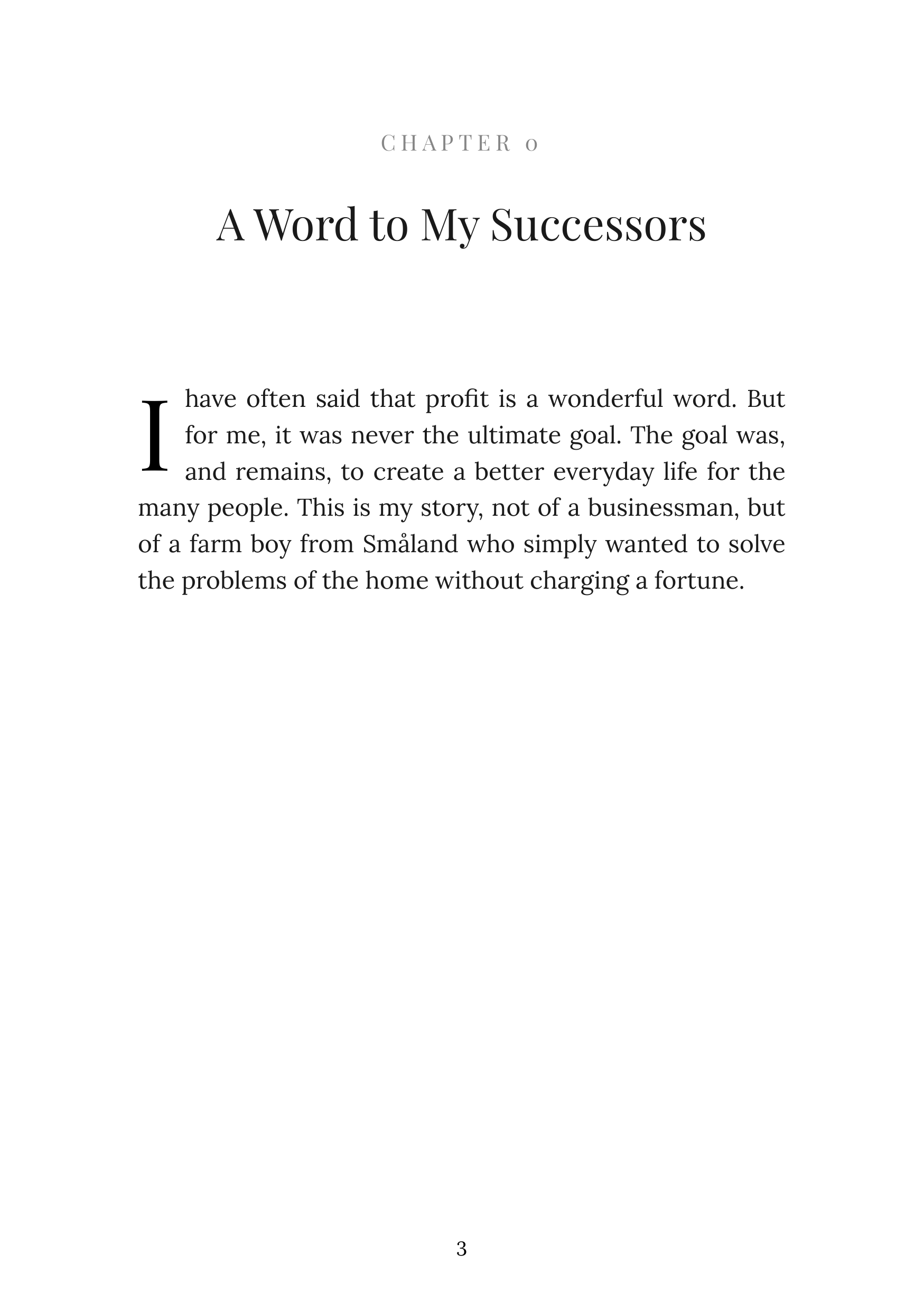Leading by Design The IKEA Story by Ingvar Kamprad IKEA Founder Autobiography — page 3