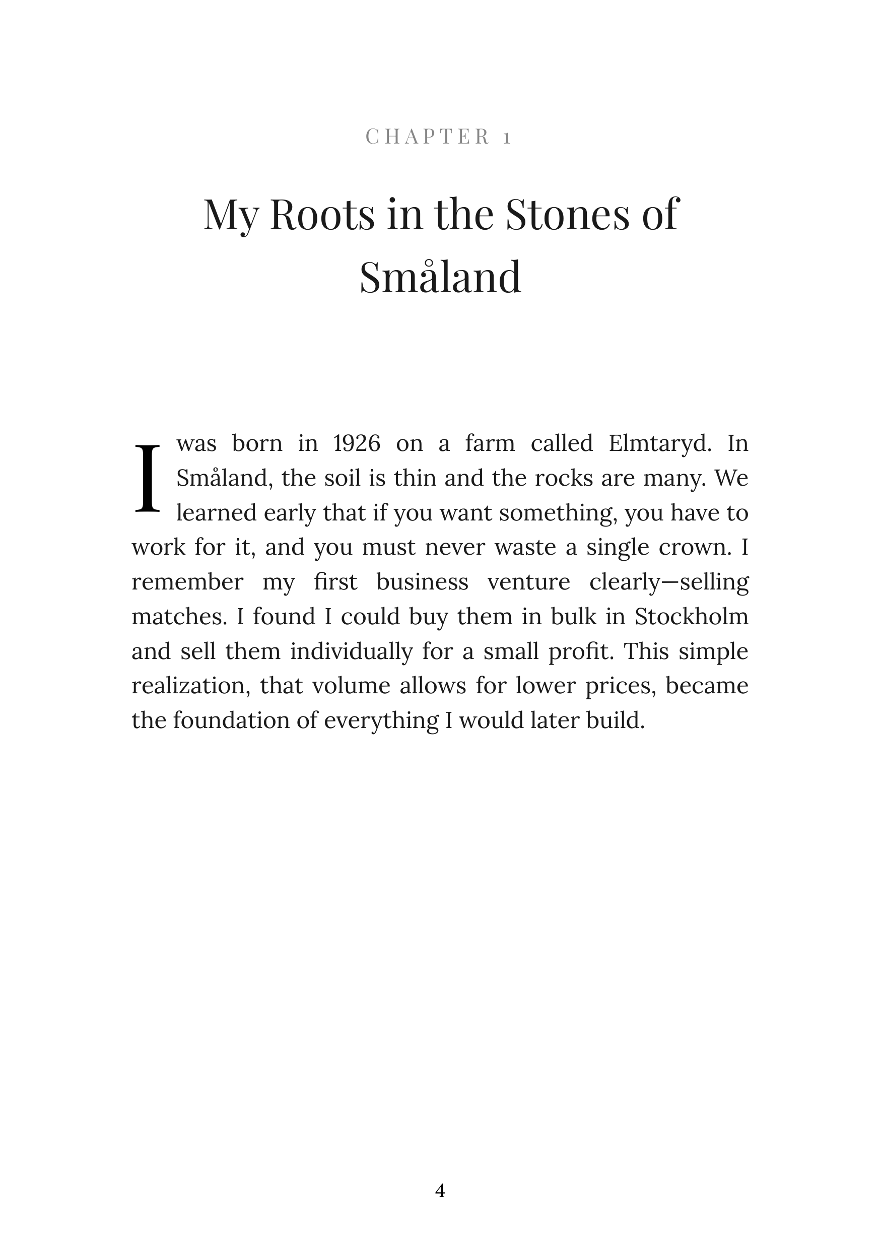 Leading by Design The IKEA Story by Ingvar Kamprad IKEA Founder Autobiography — page 4