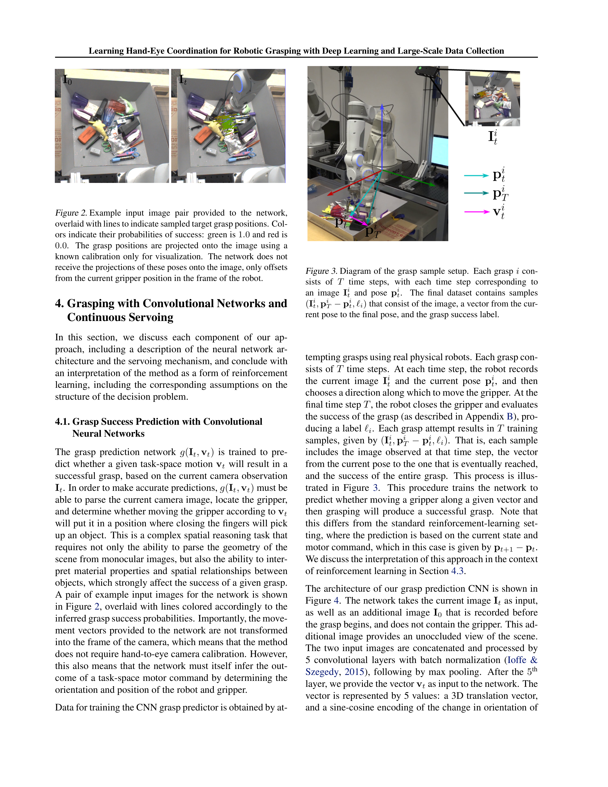 Learning Hand-Eye Coordination for Robotic Grasping Research Paper by Google — page 4