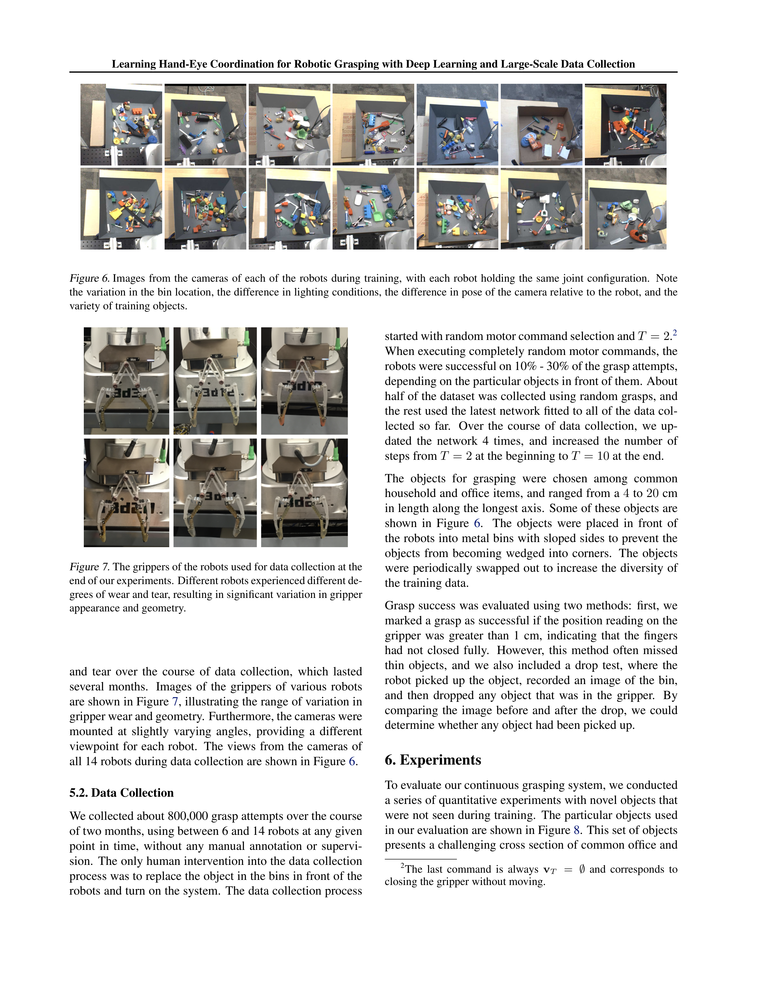 Learning Hand-Eye Coordination for Robotic Grasping Research Paper by Google — page 7