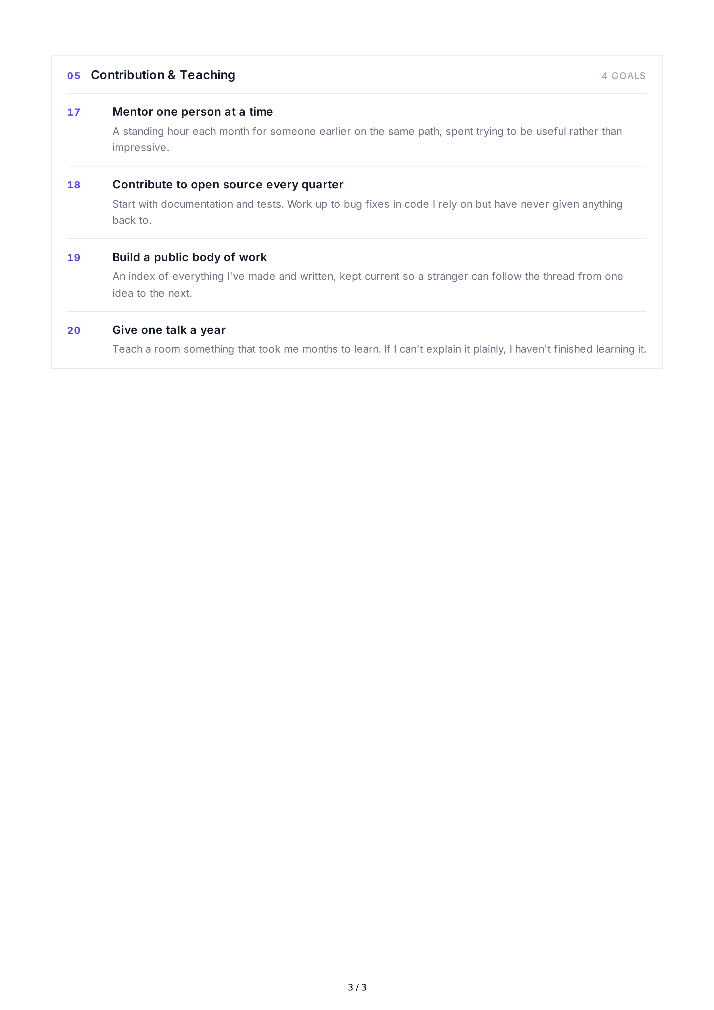 Learning Life Goals — page 3