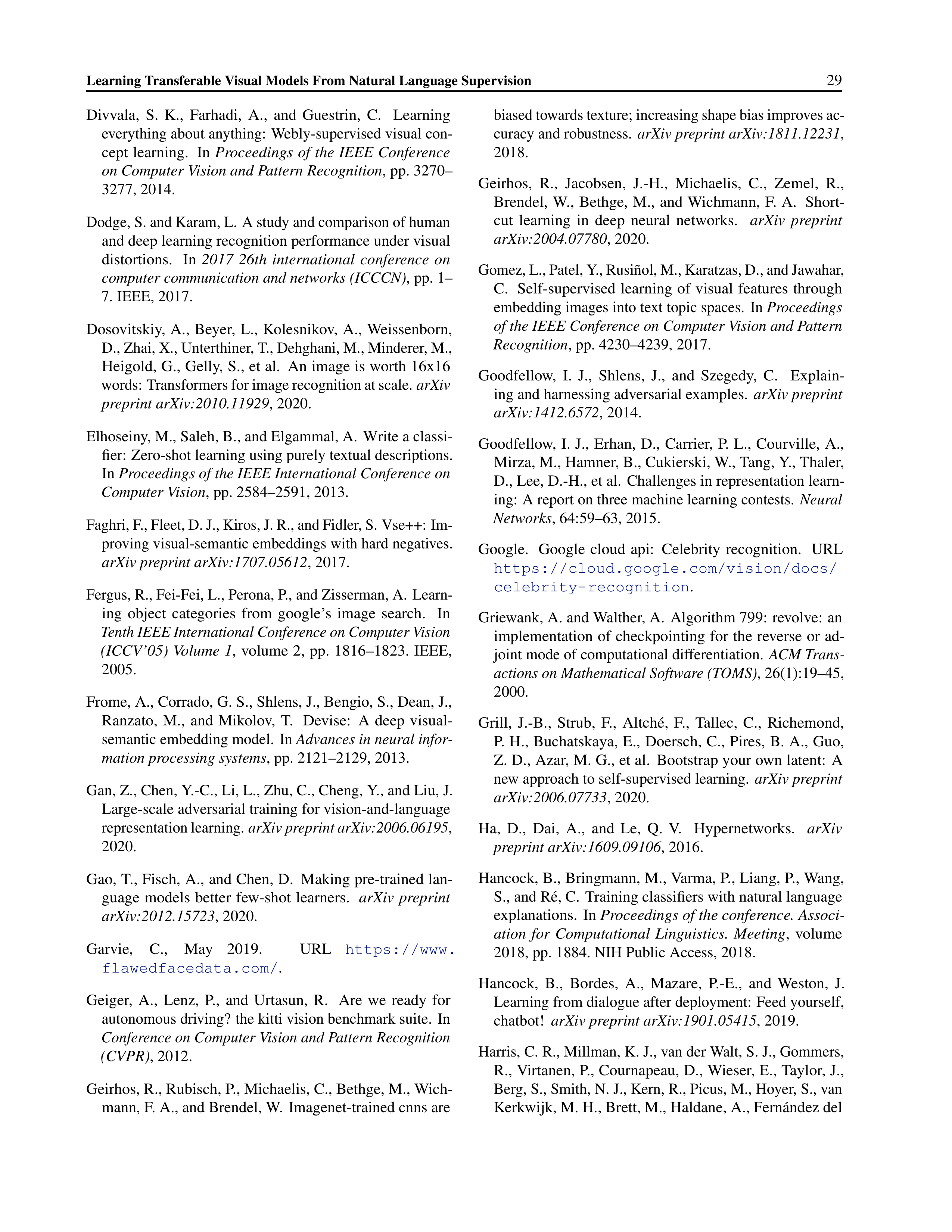 Learning Transferable Visual Models Research Paper by OpenAI — page 29