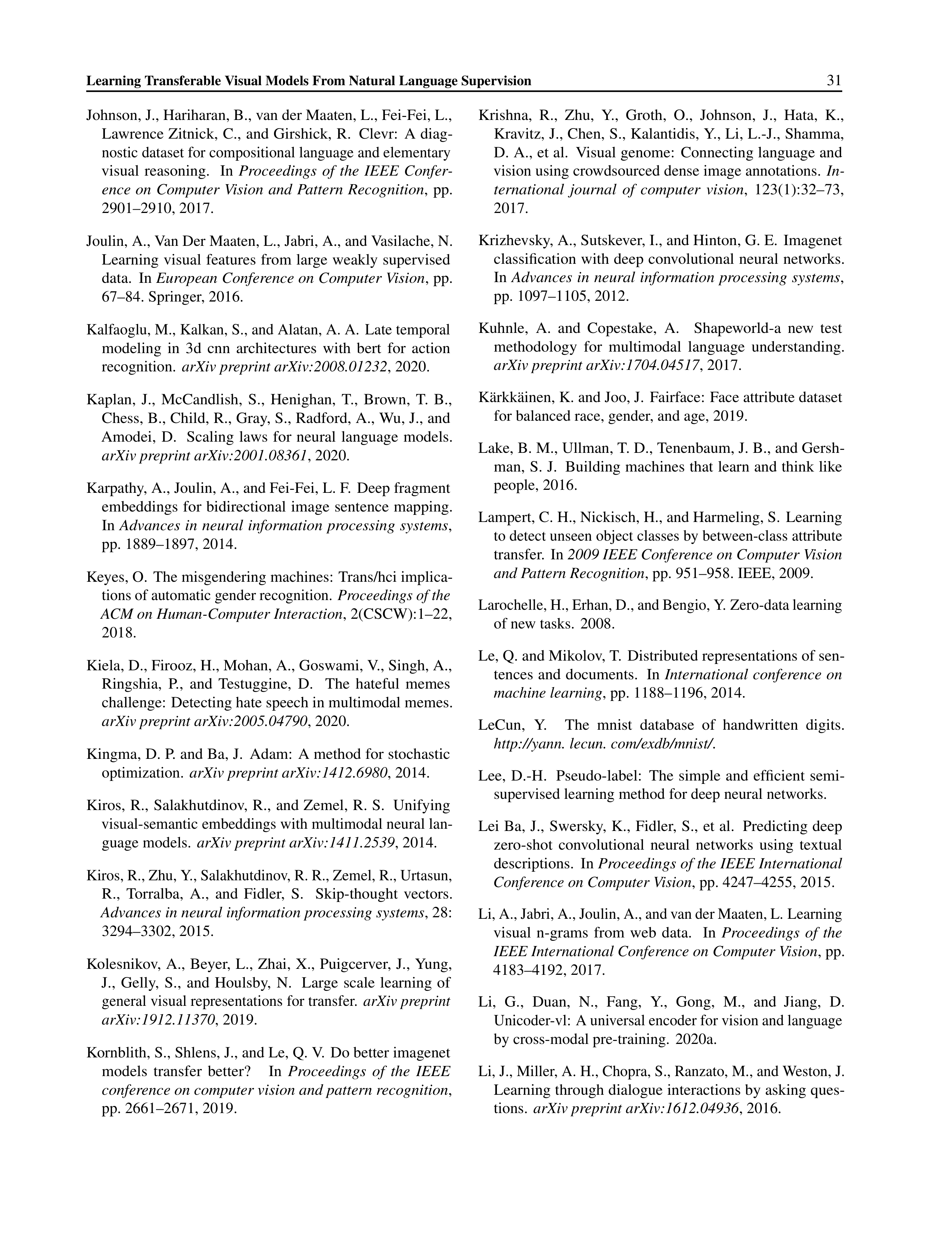 Learning Transferable Visual Models Research Paper by OpenAI — page 31
