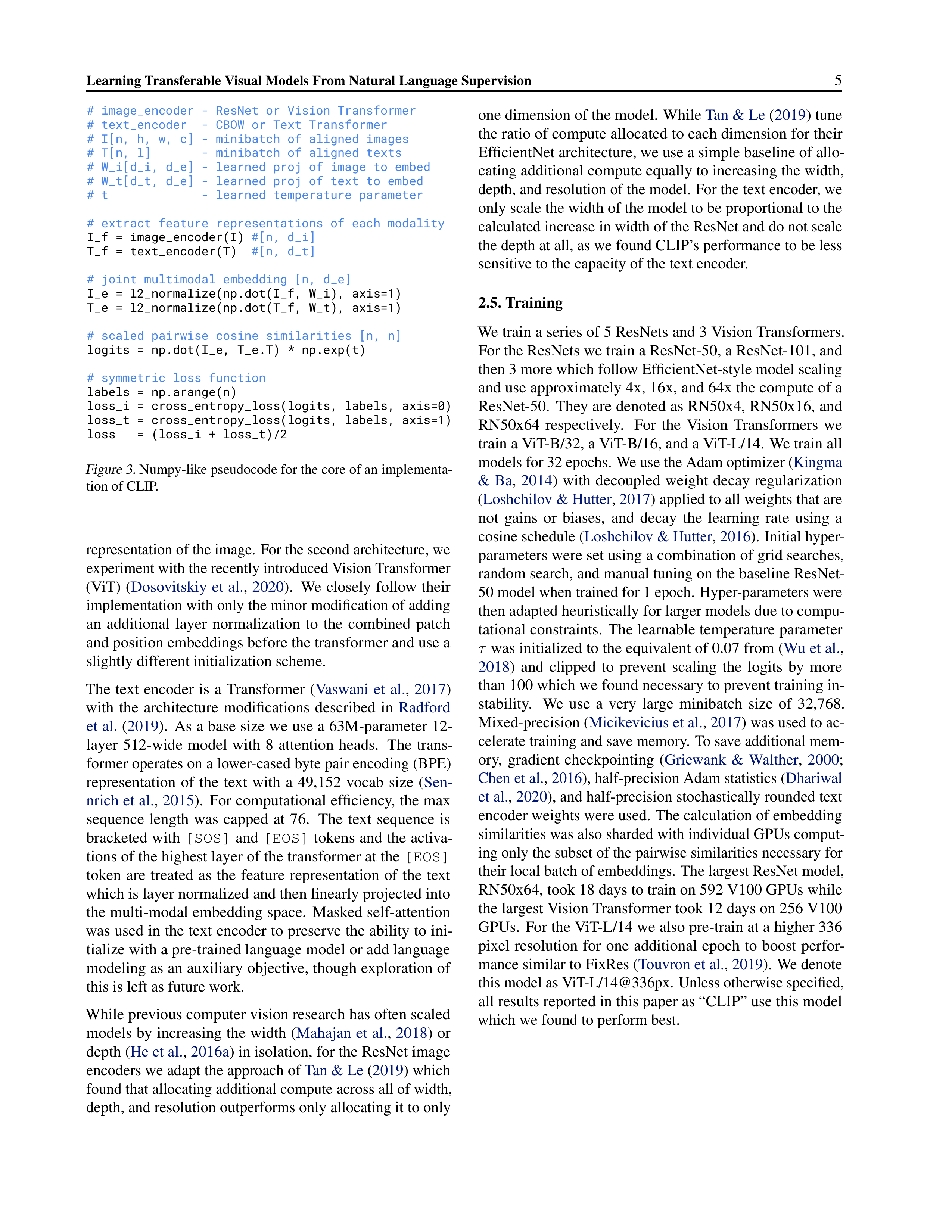 Learning Transferable Visual Models Research Paper by OpenAI — page 5