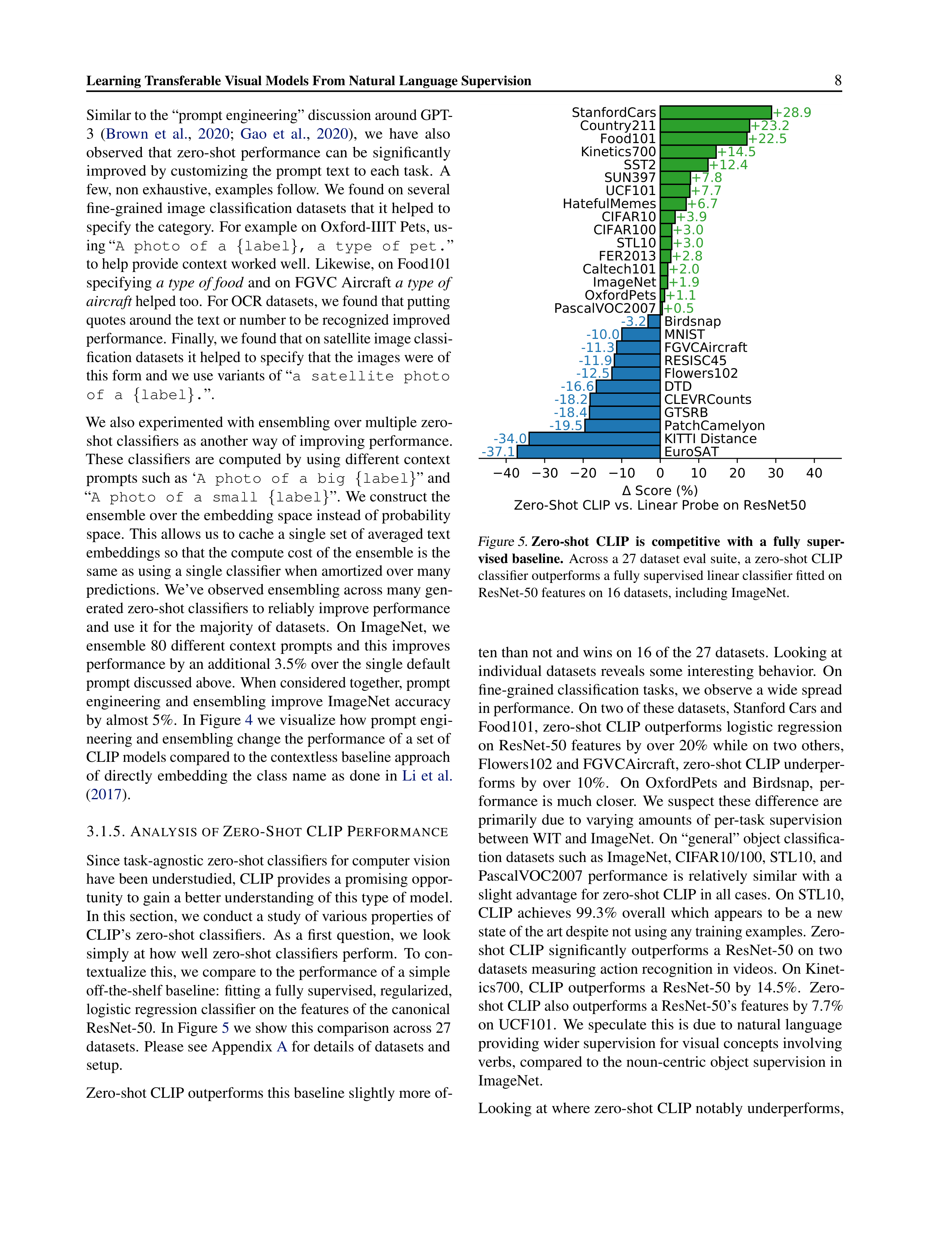 Learning Transferable Visual Models Research Paper by OpenAI — page 8