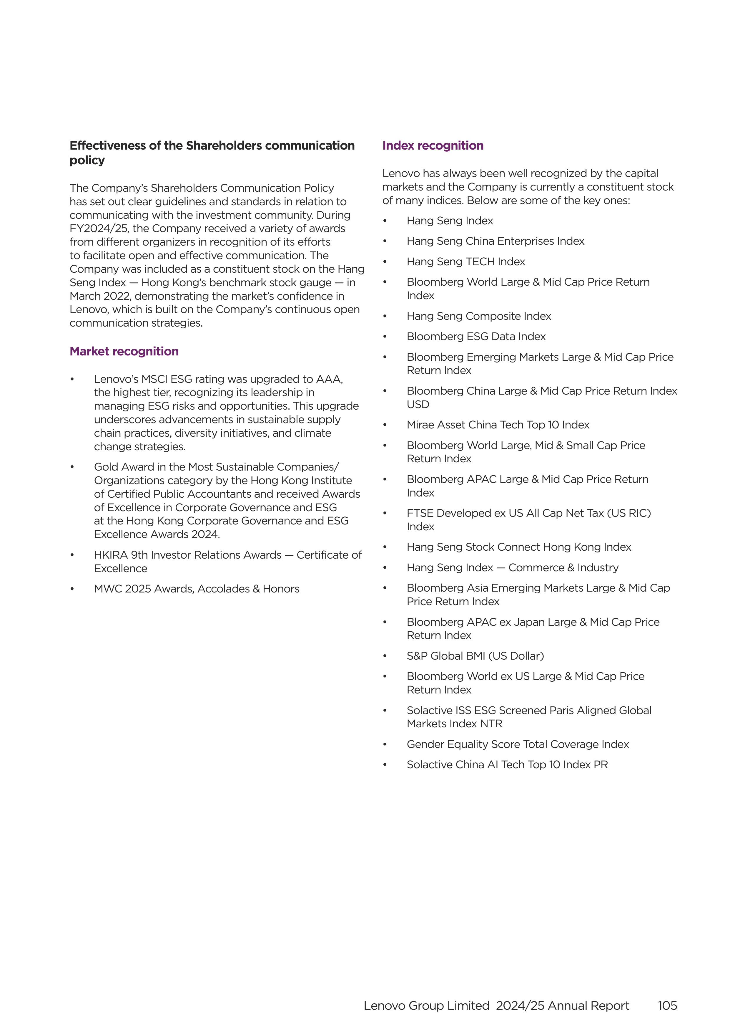 Lenovo Annual Report — page 107