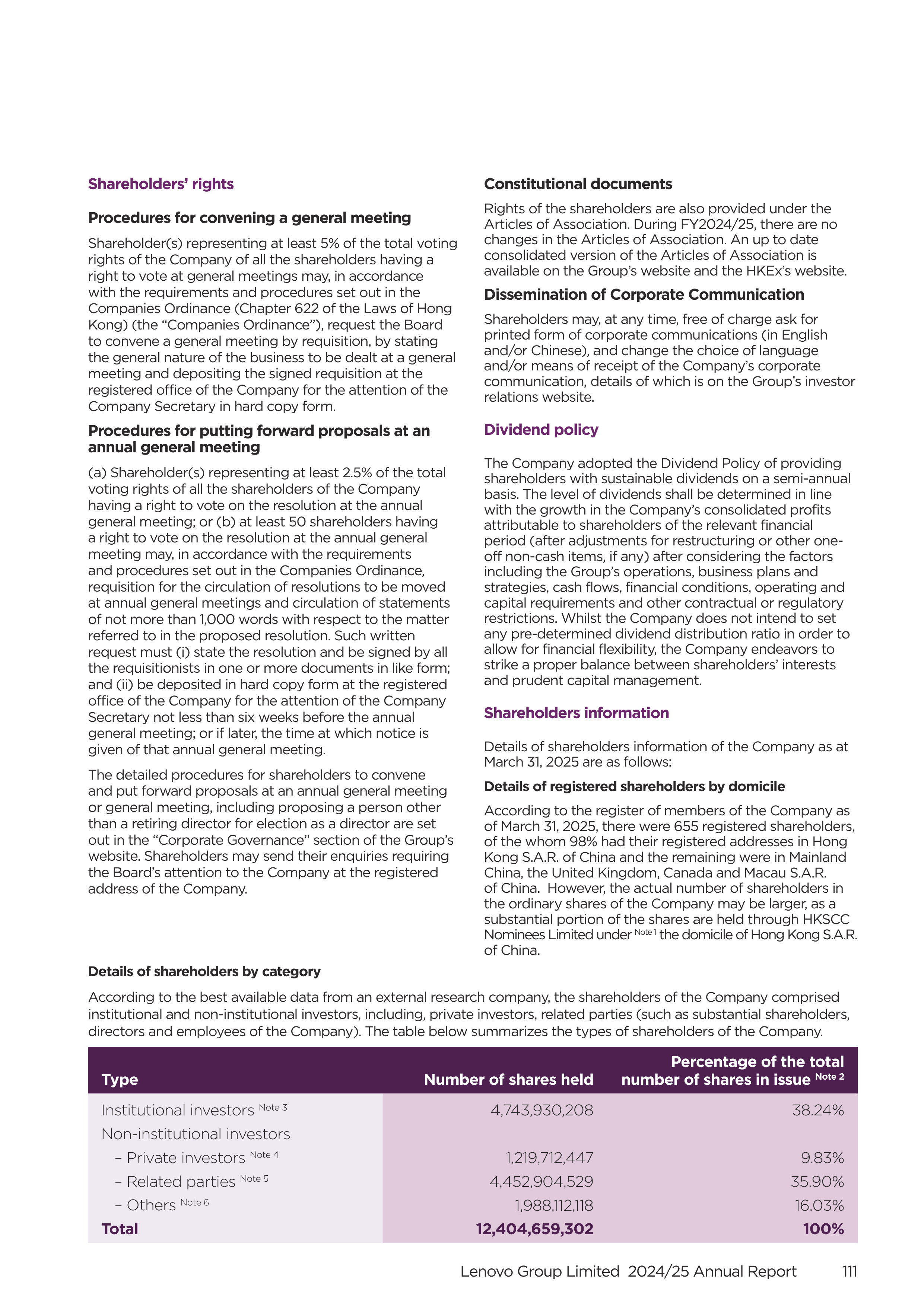 Lenovo Annual Report — page 113