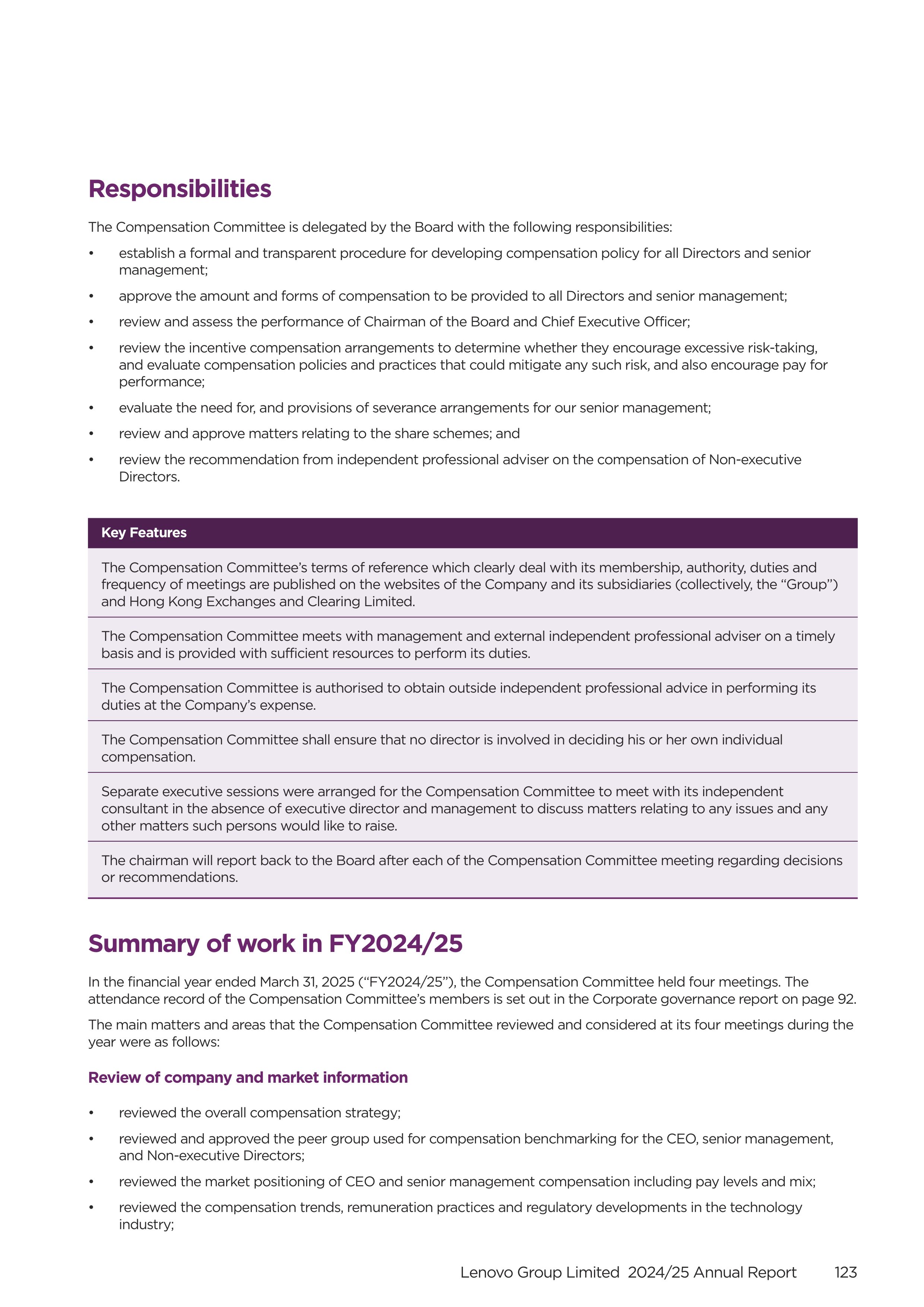 Lenovo Annual Report — page 125
