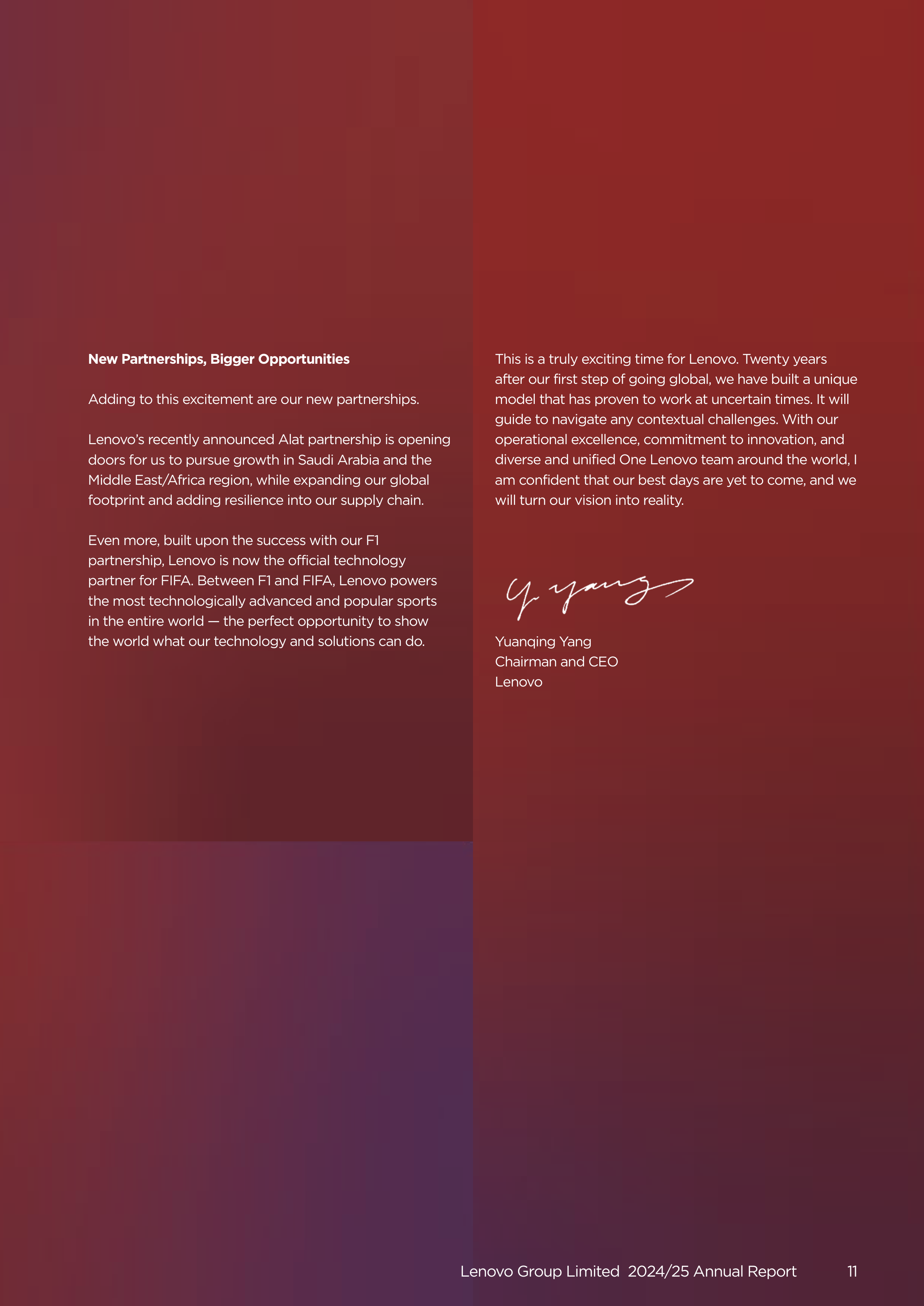 Lenovo Annual Report — page 13