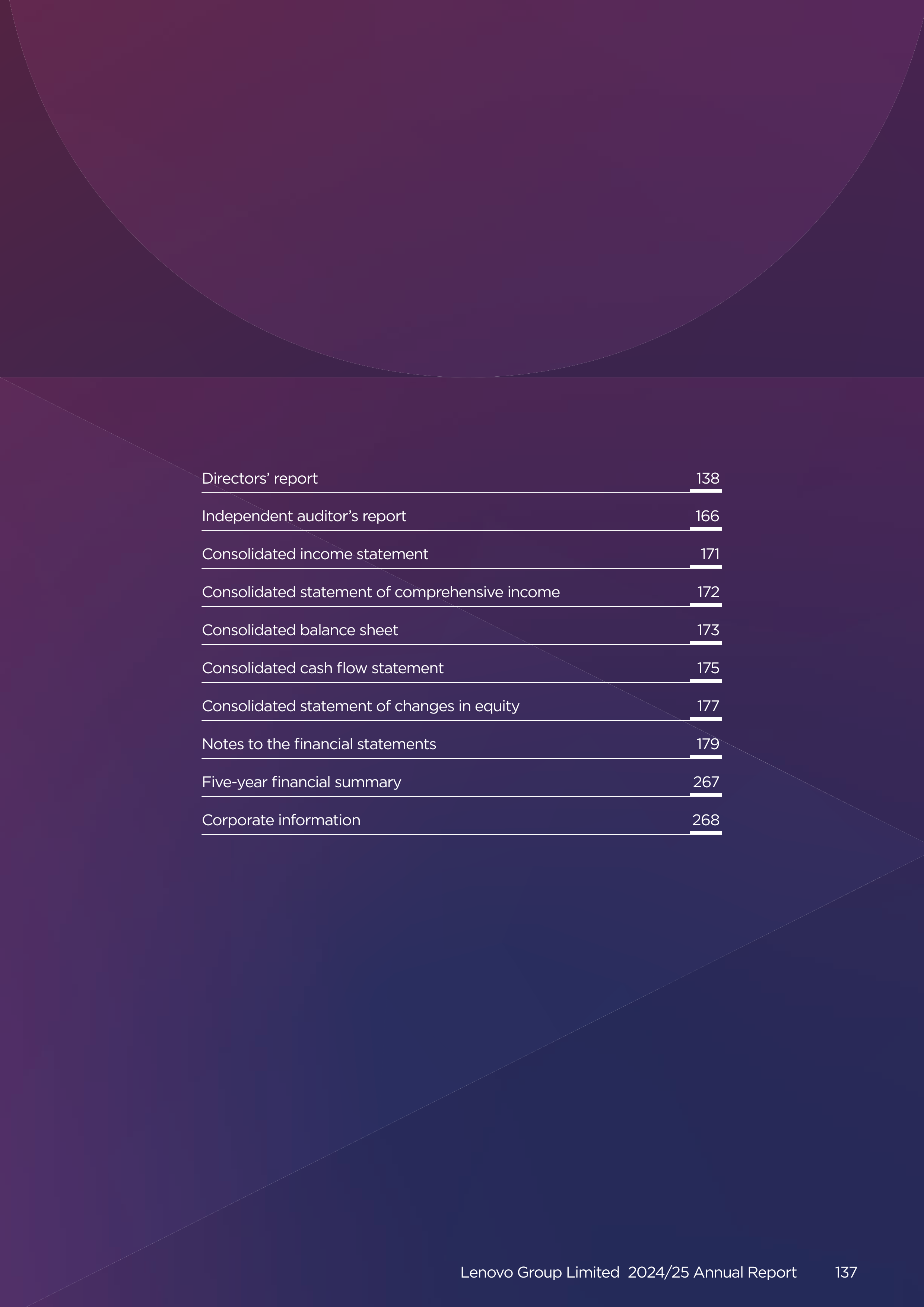 Lenovo Annual Report — page 139