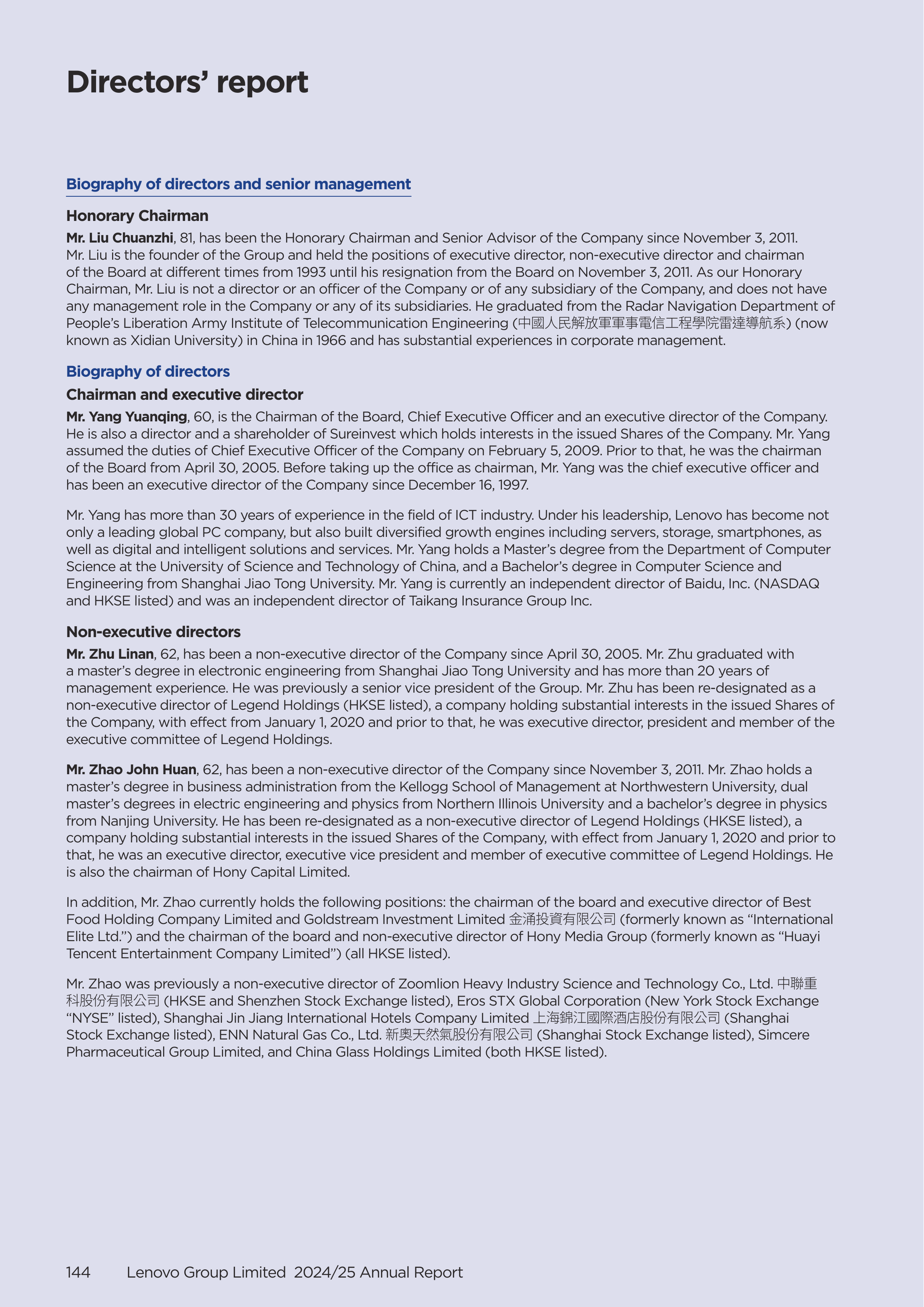 Lenovo Annual Report — page 146