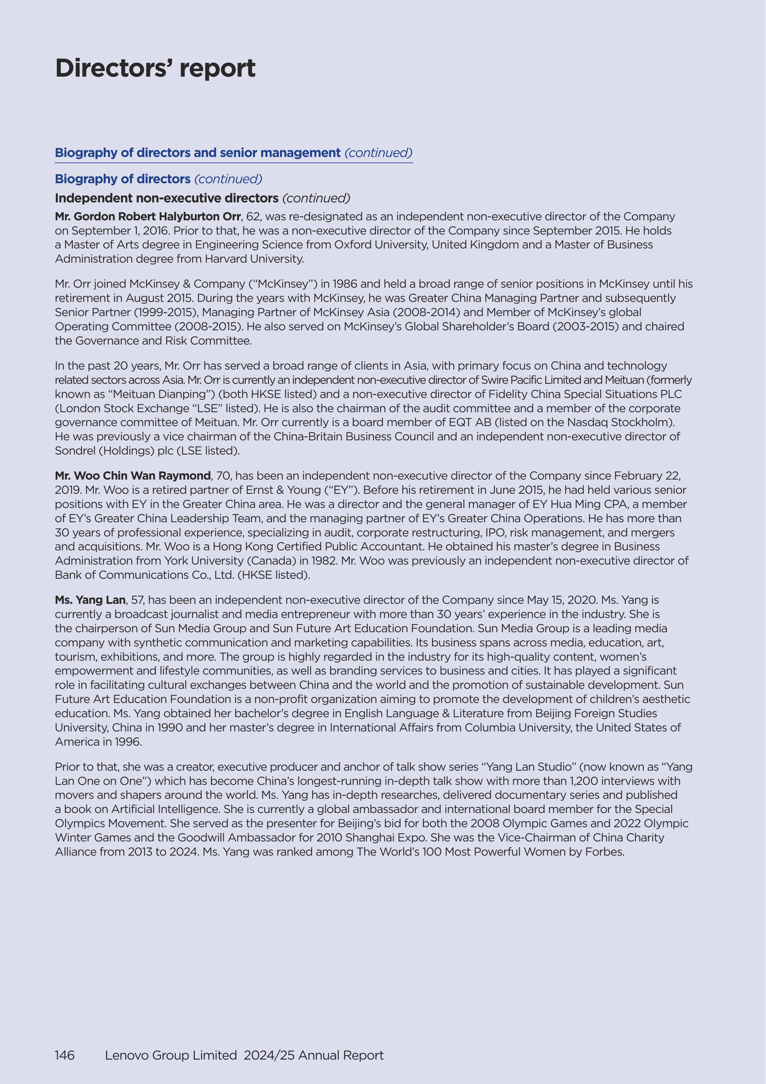 Lenovo Annual Report — page 148
