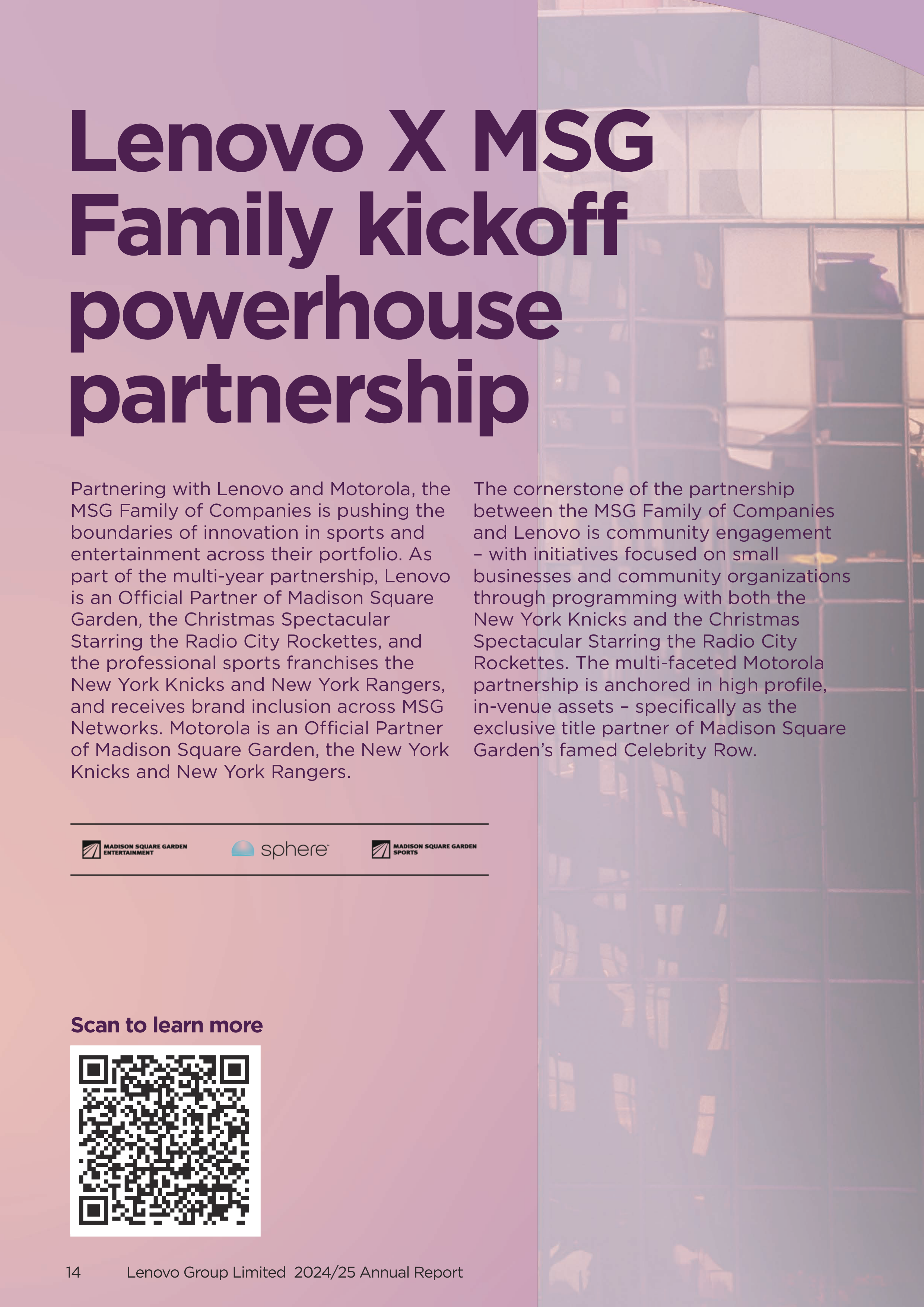 Lenovo Annual Report — page 16