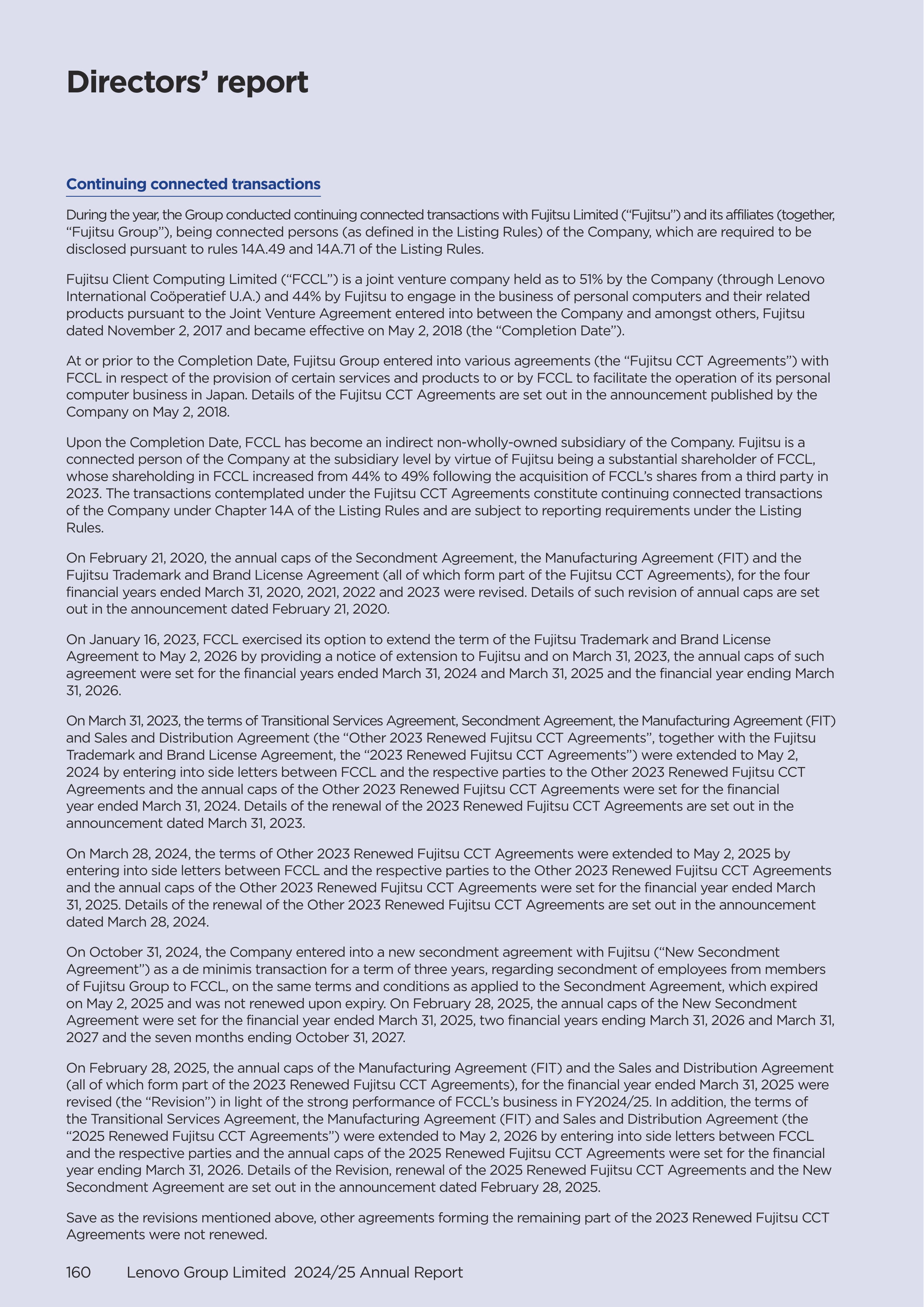 Lenovo Annual Report — page 162