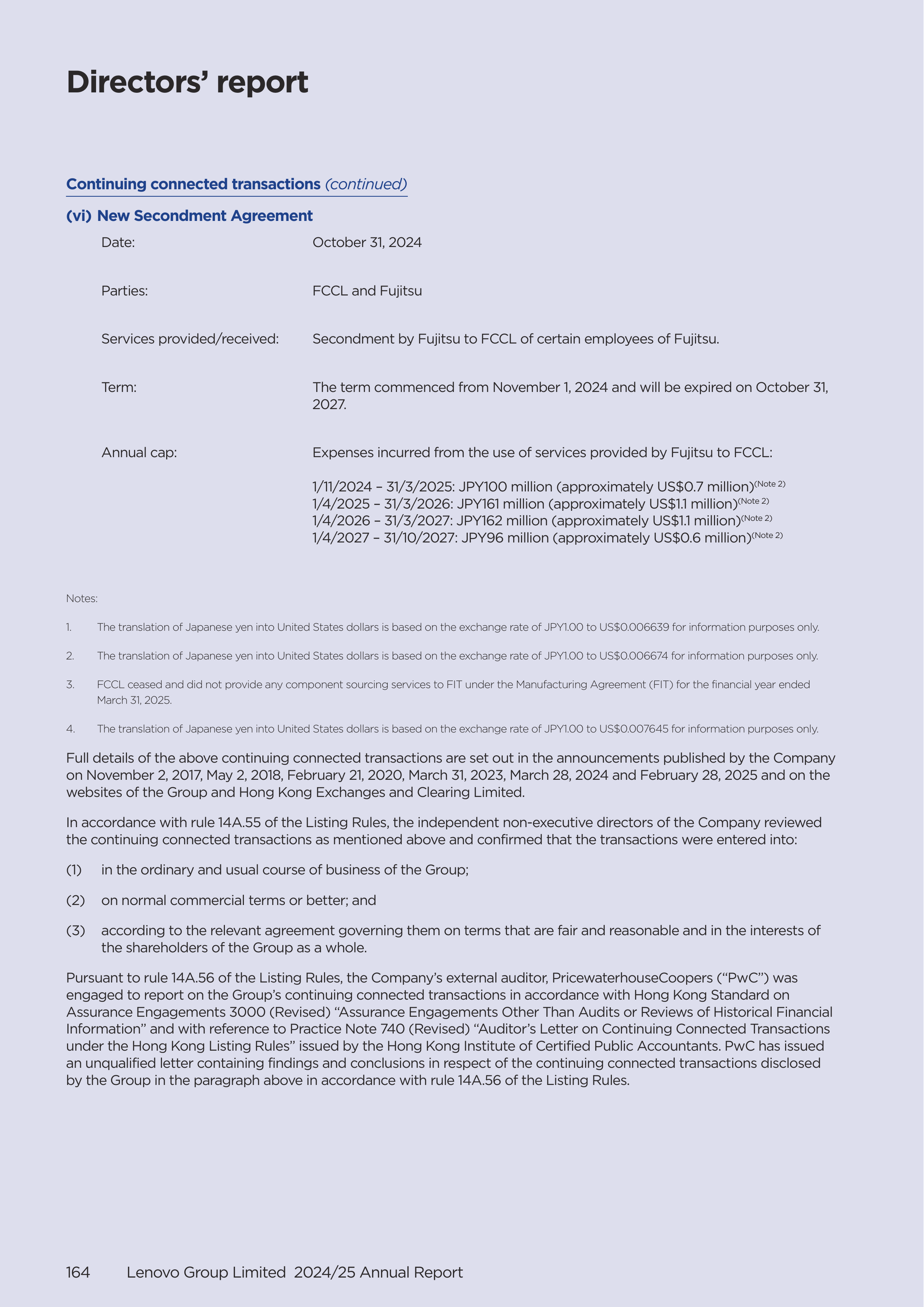Lenovo Annual Report — page 166