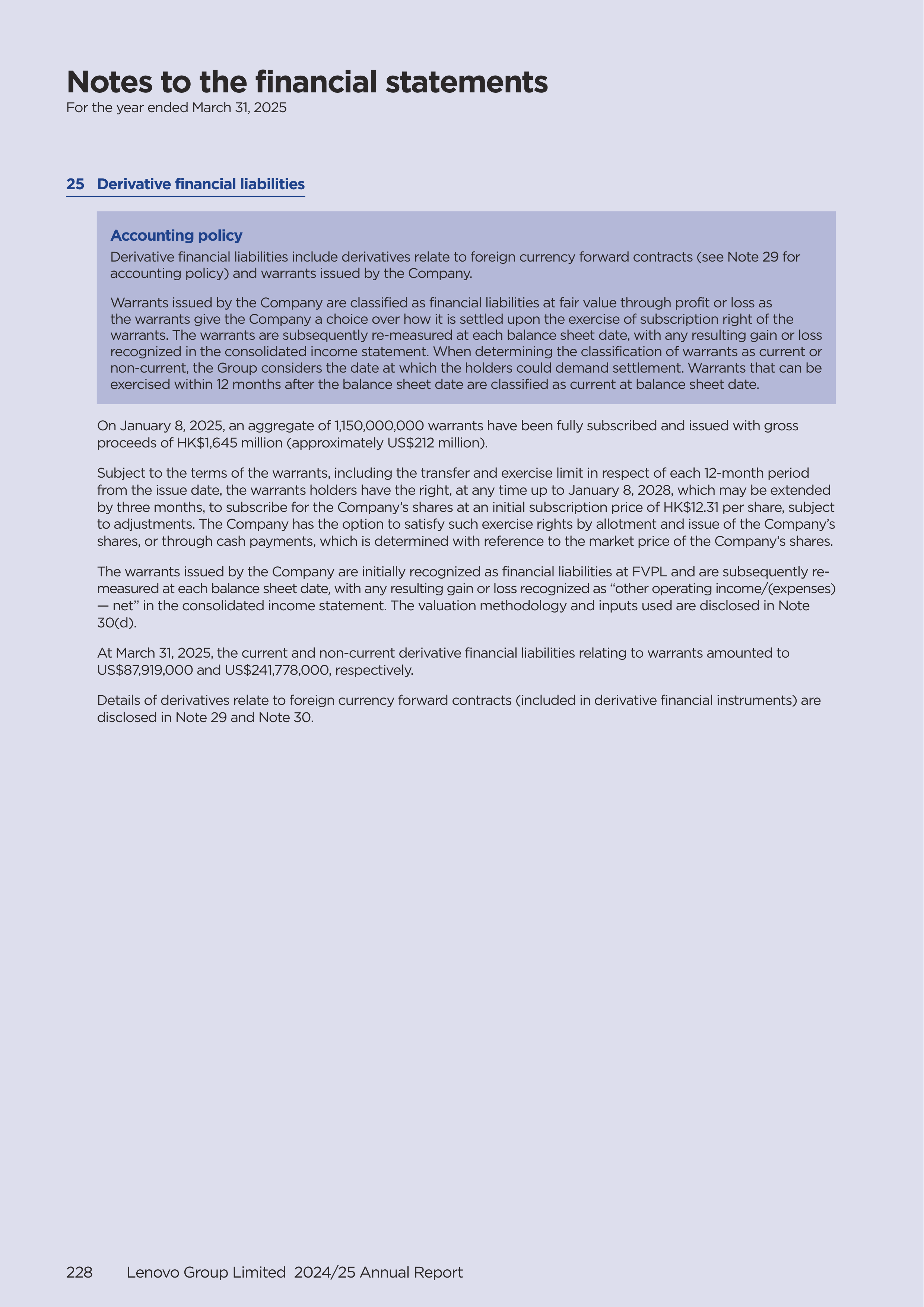 Lenovo Annual Report — page 230
