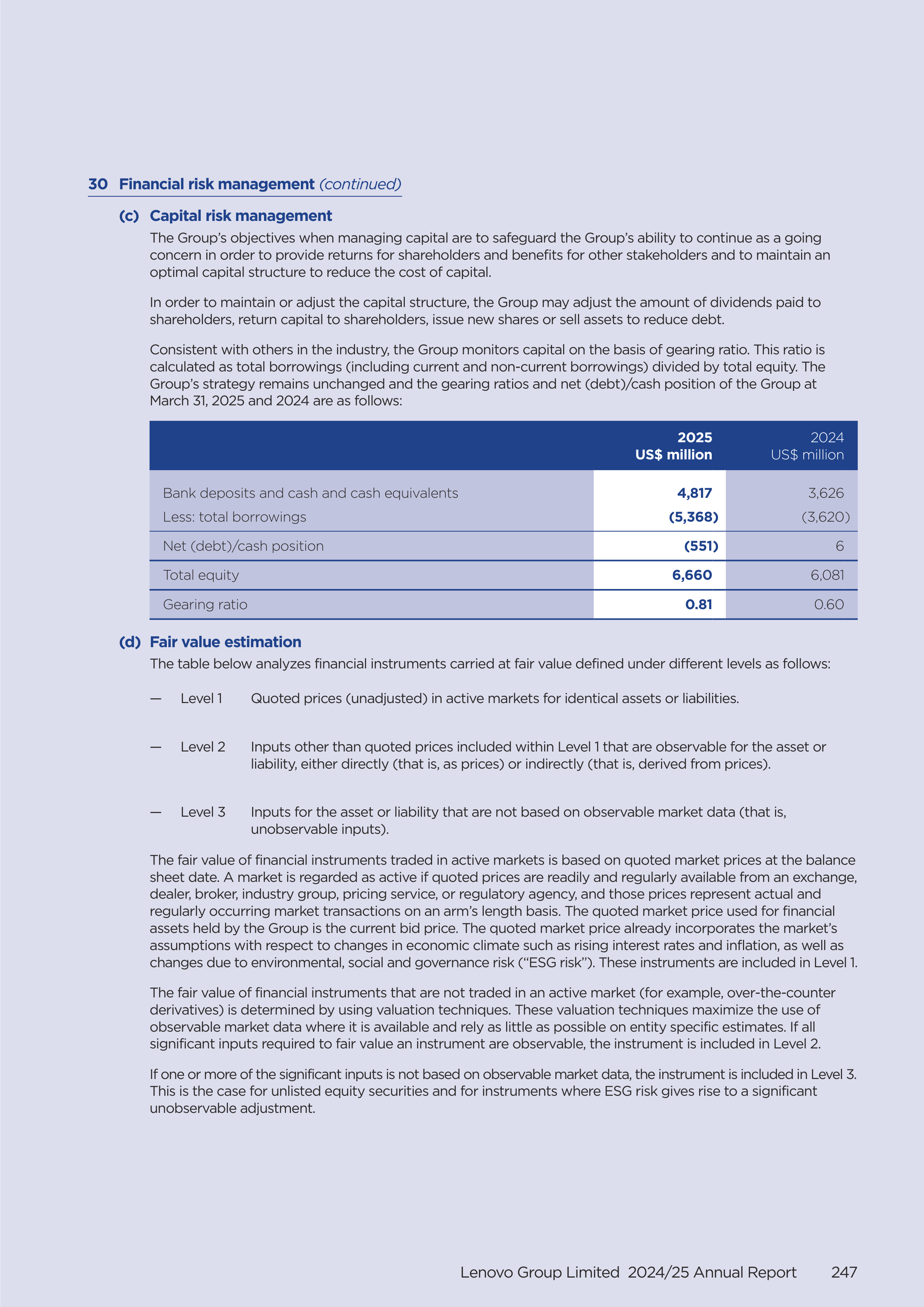 Lenovo Annual Report — page 249