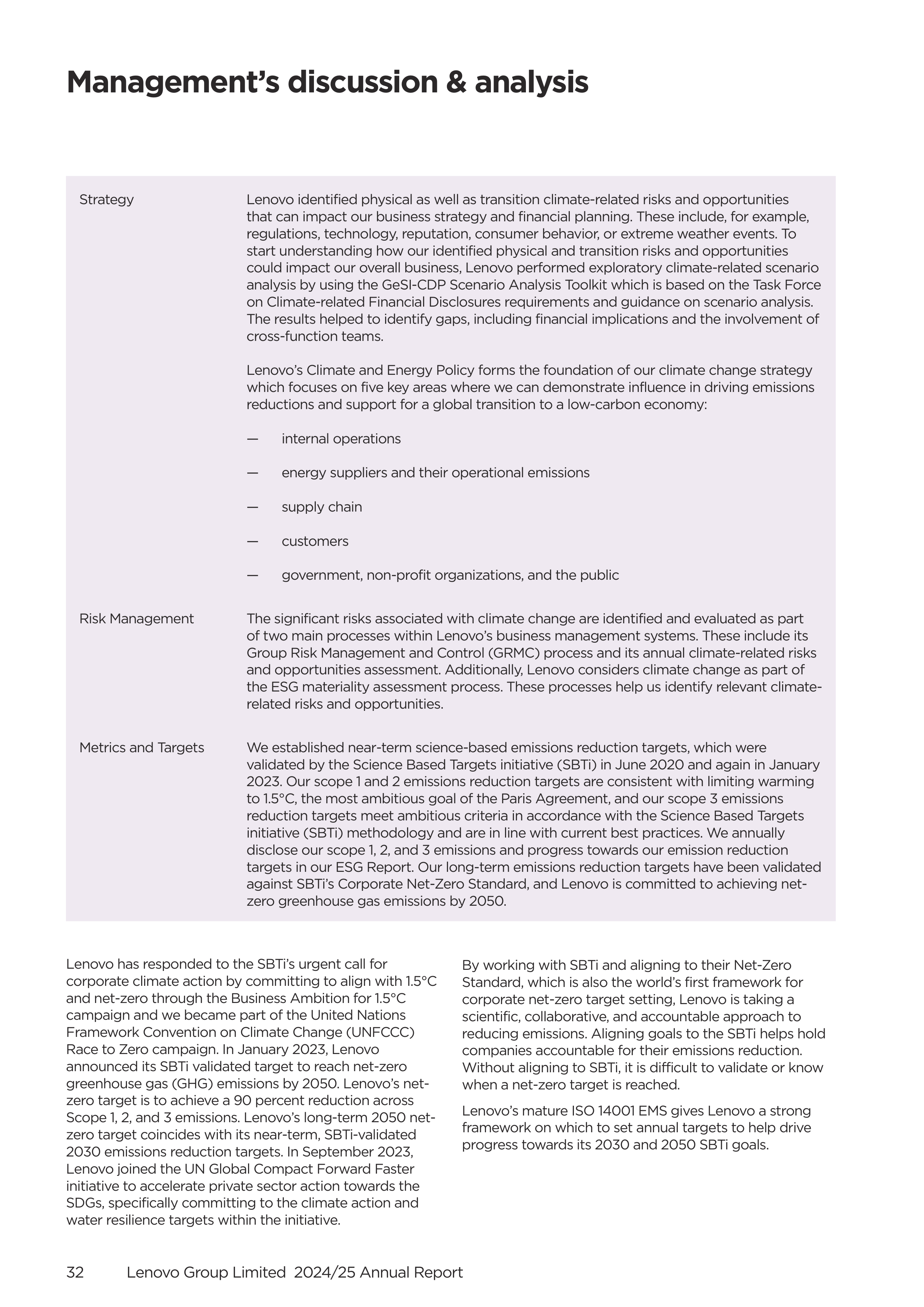 Lenovo Annual Report — page 34