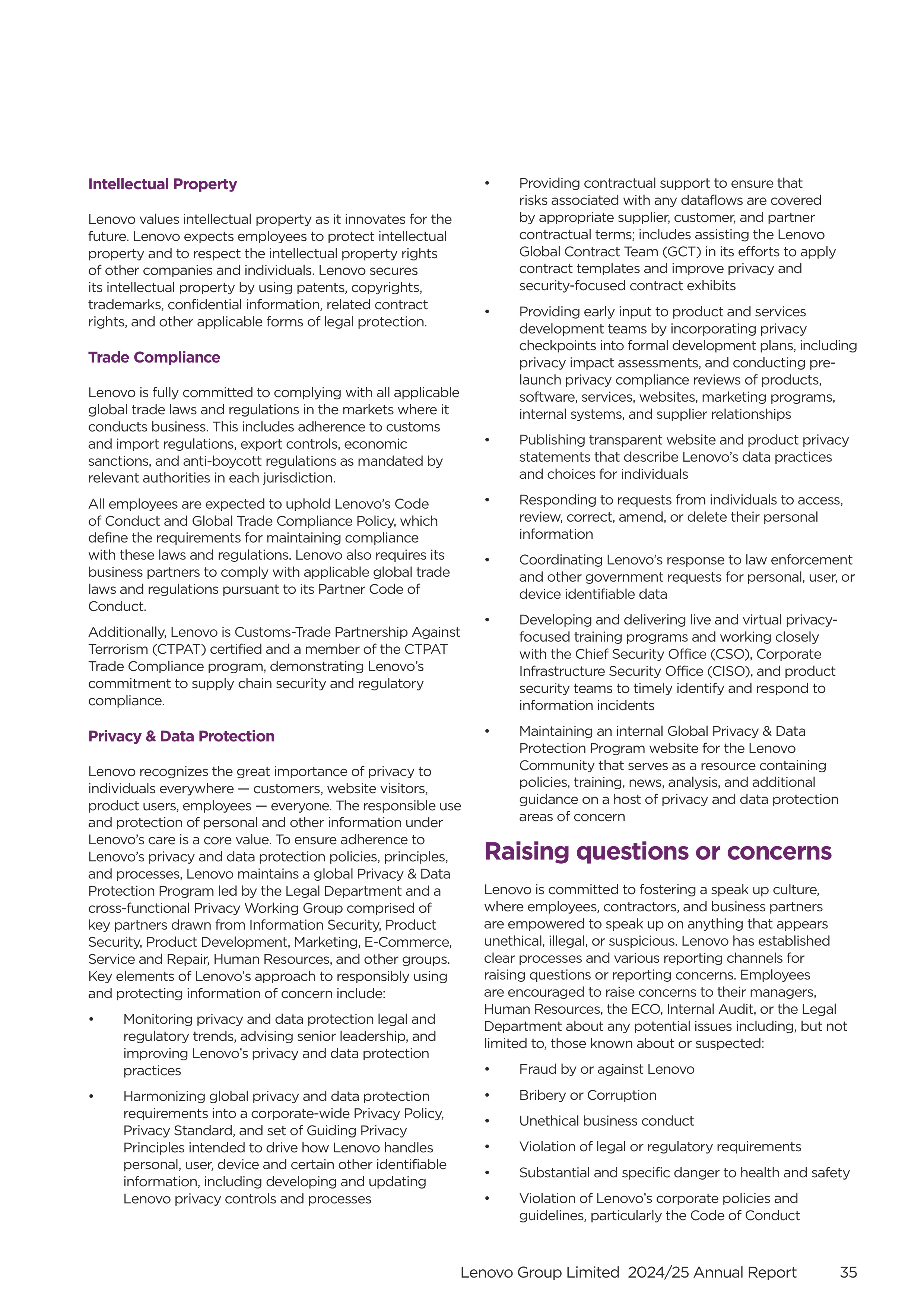 Lenovo Annual Report — page 37