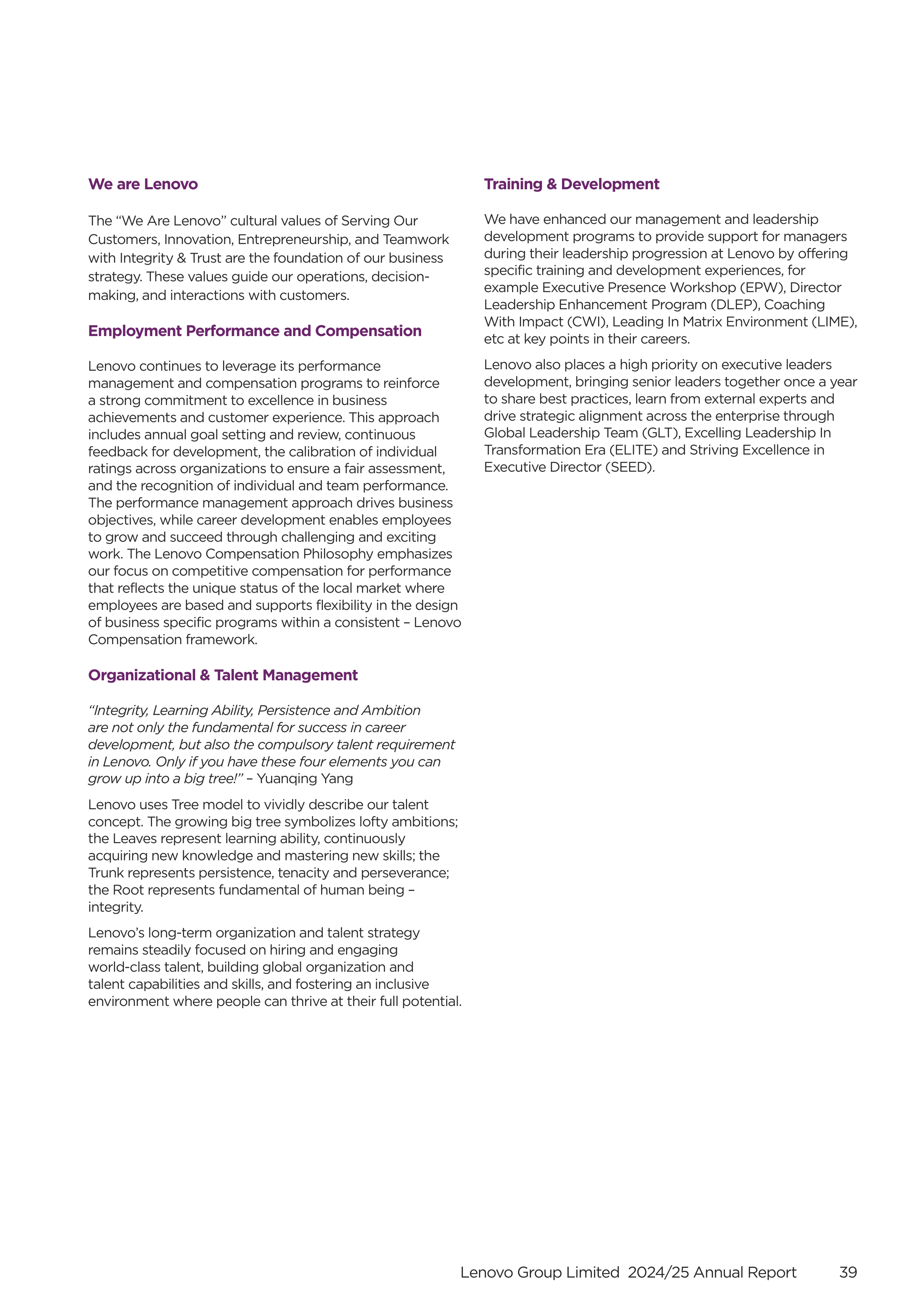 Lenovo Annual Report — page 41