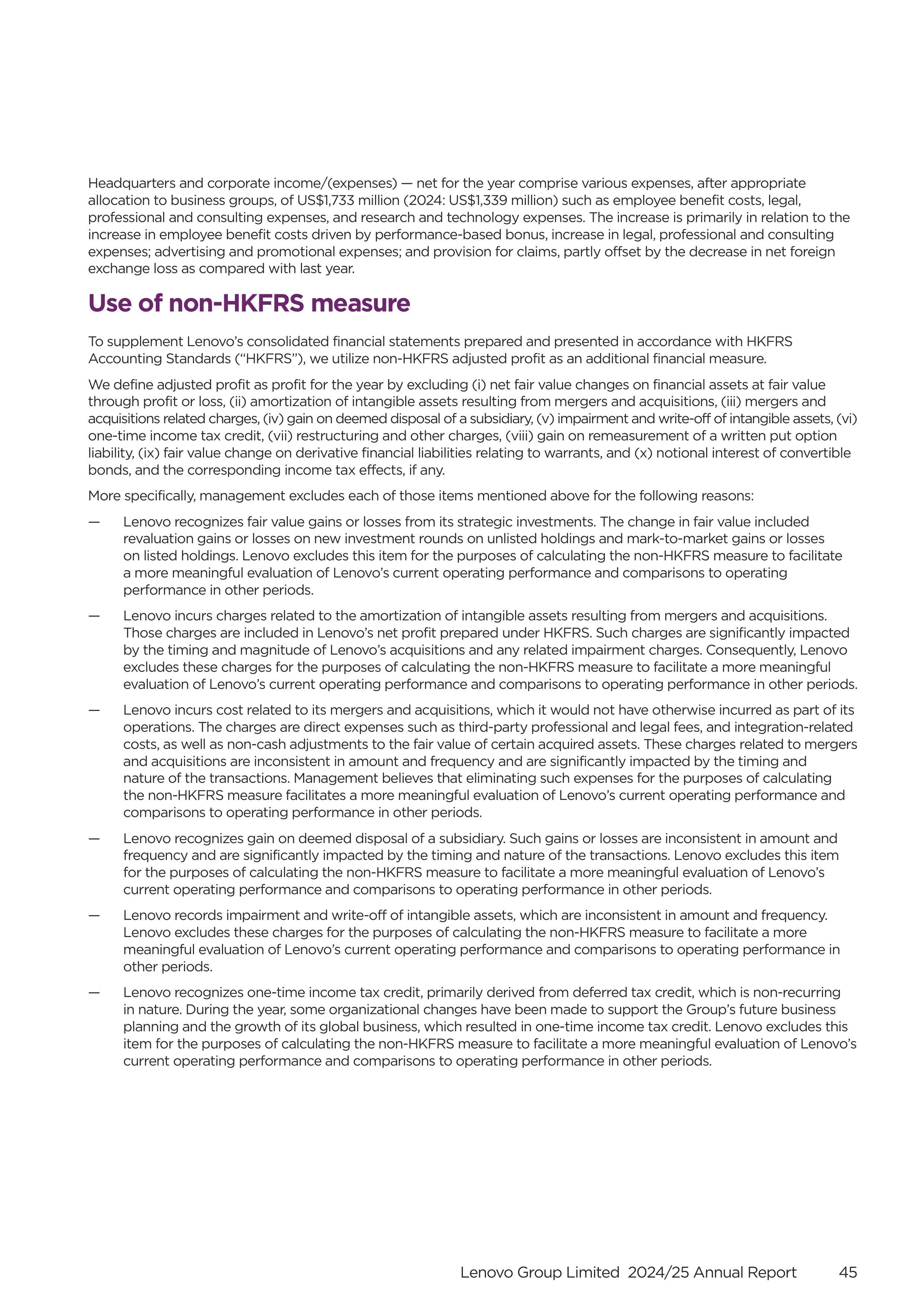 Lenovo Annual Report — page 47