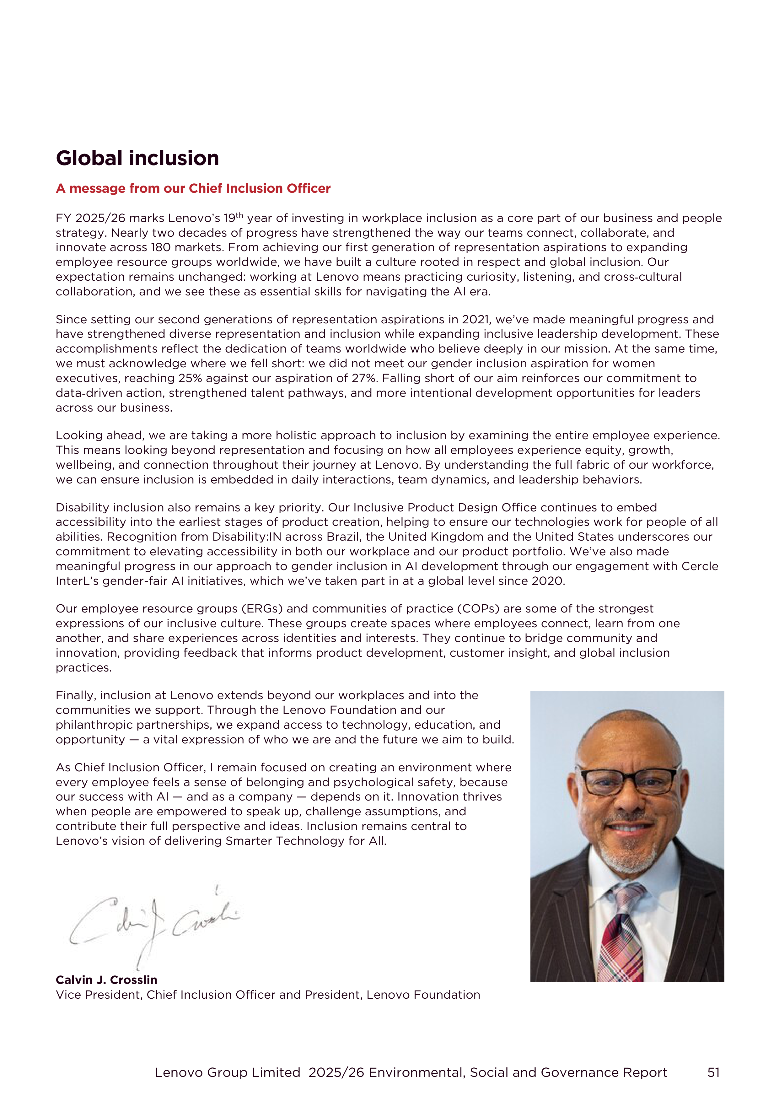 Lenovo Environmental Social Governance Report — page 51