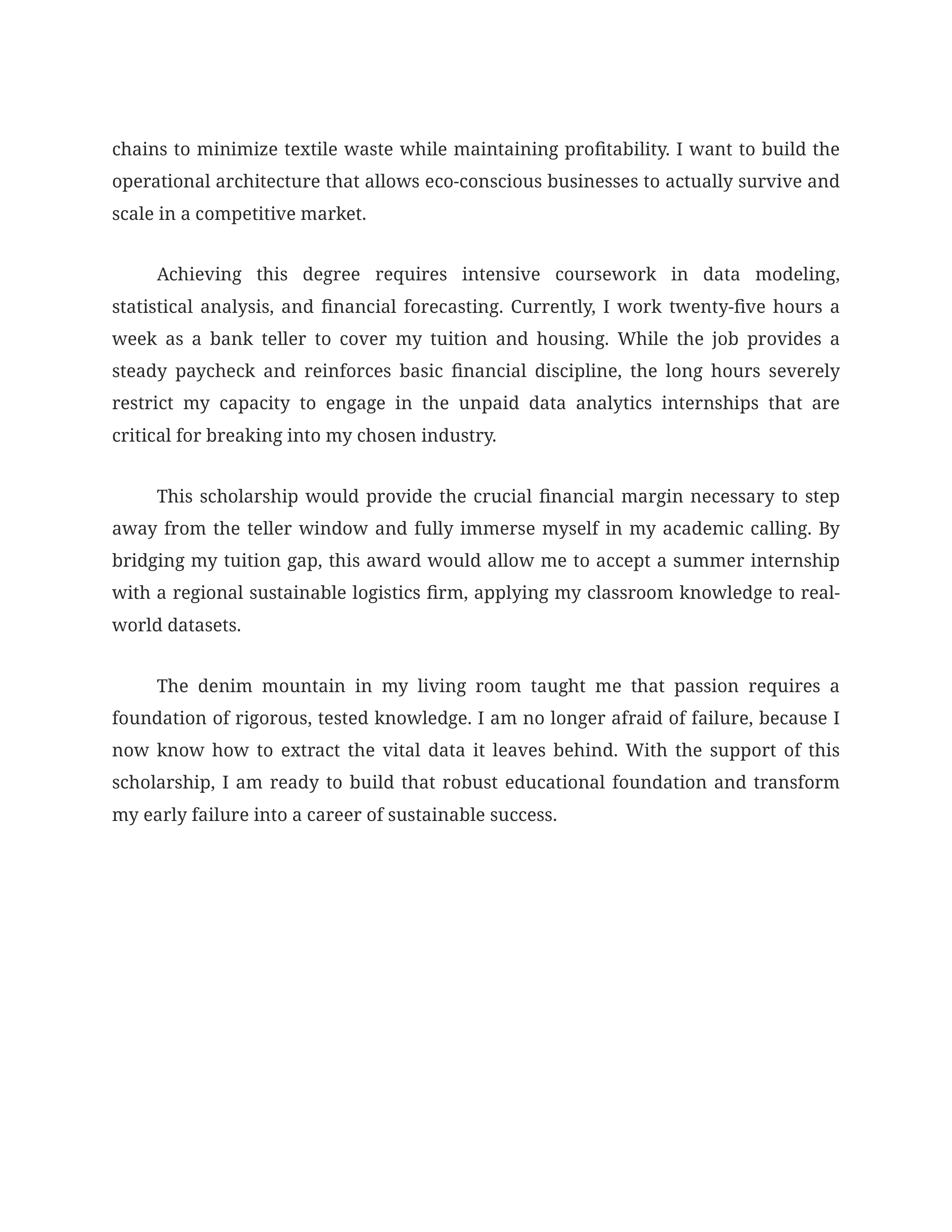 Lessons Learned From Failure Scholarship Essay — page 2
