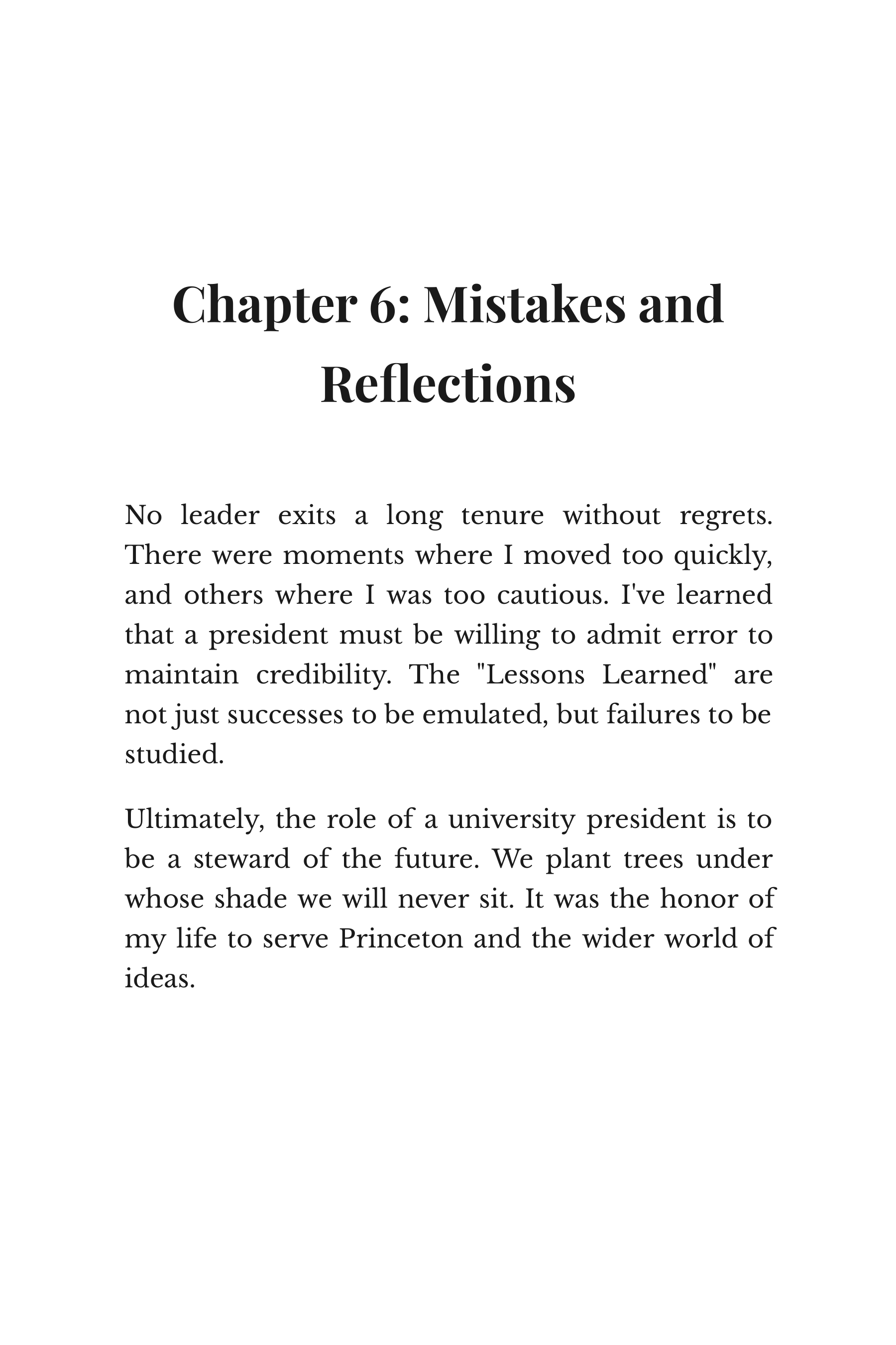 Lessons Learned by William Bowen Princeton University President Autobiography — page 10