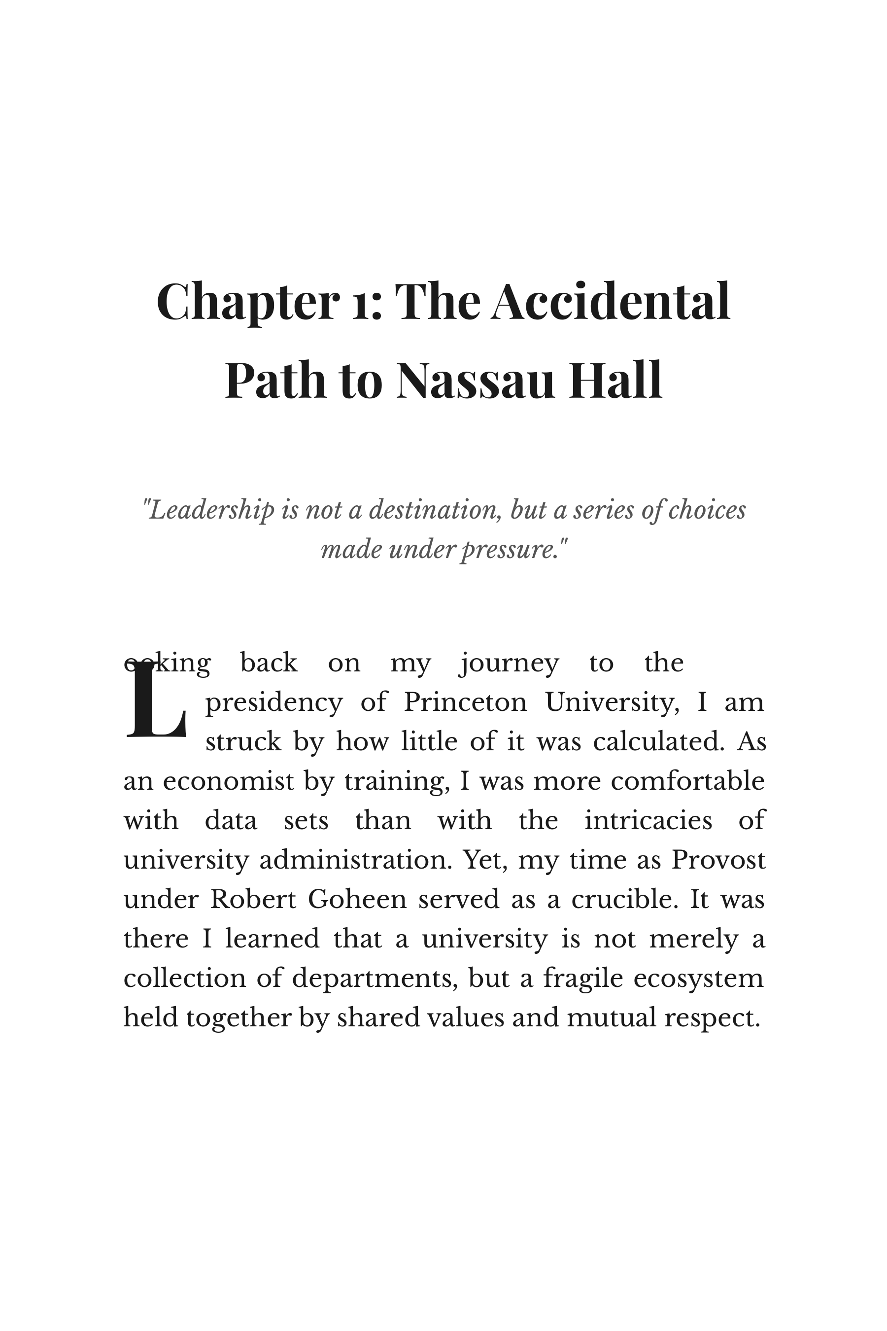 Lessons Learned by William Bowen Princeton University President Autobiography — page 3