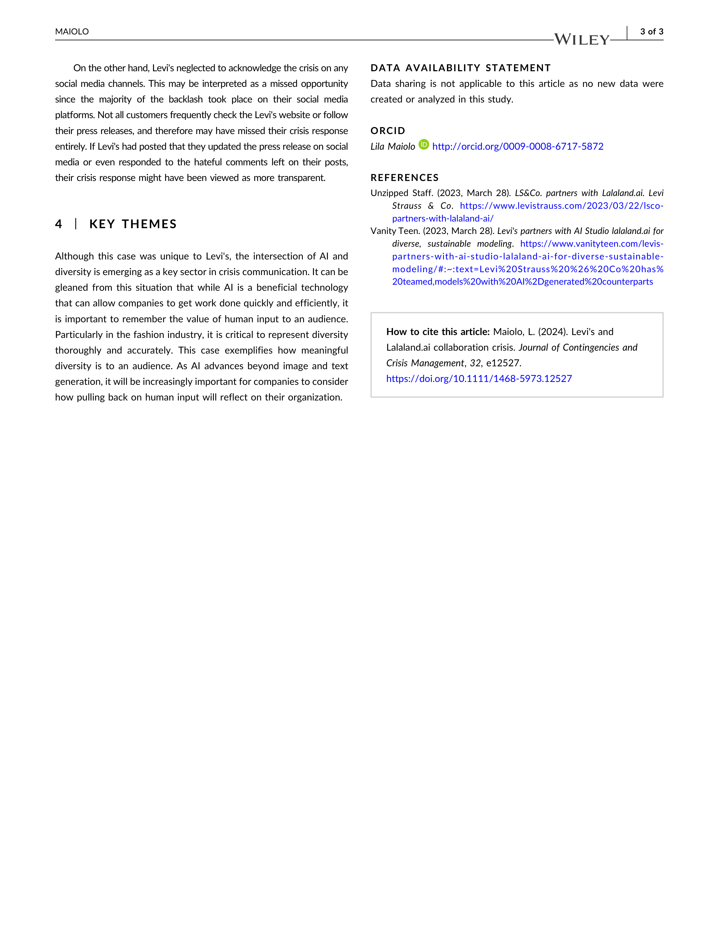 Levis Case Study — page 3