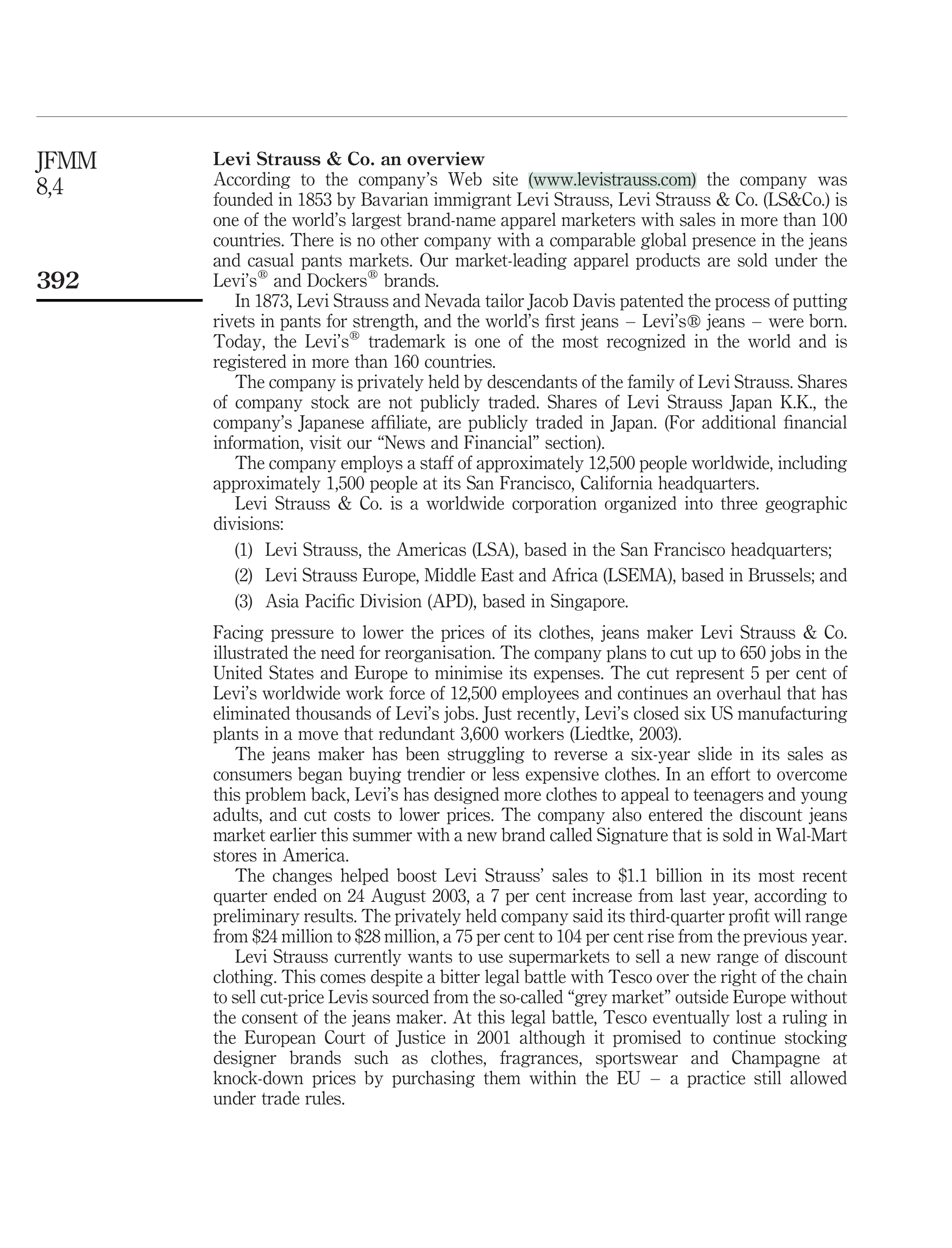 Levis Marketing Strategy — page 4