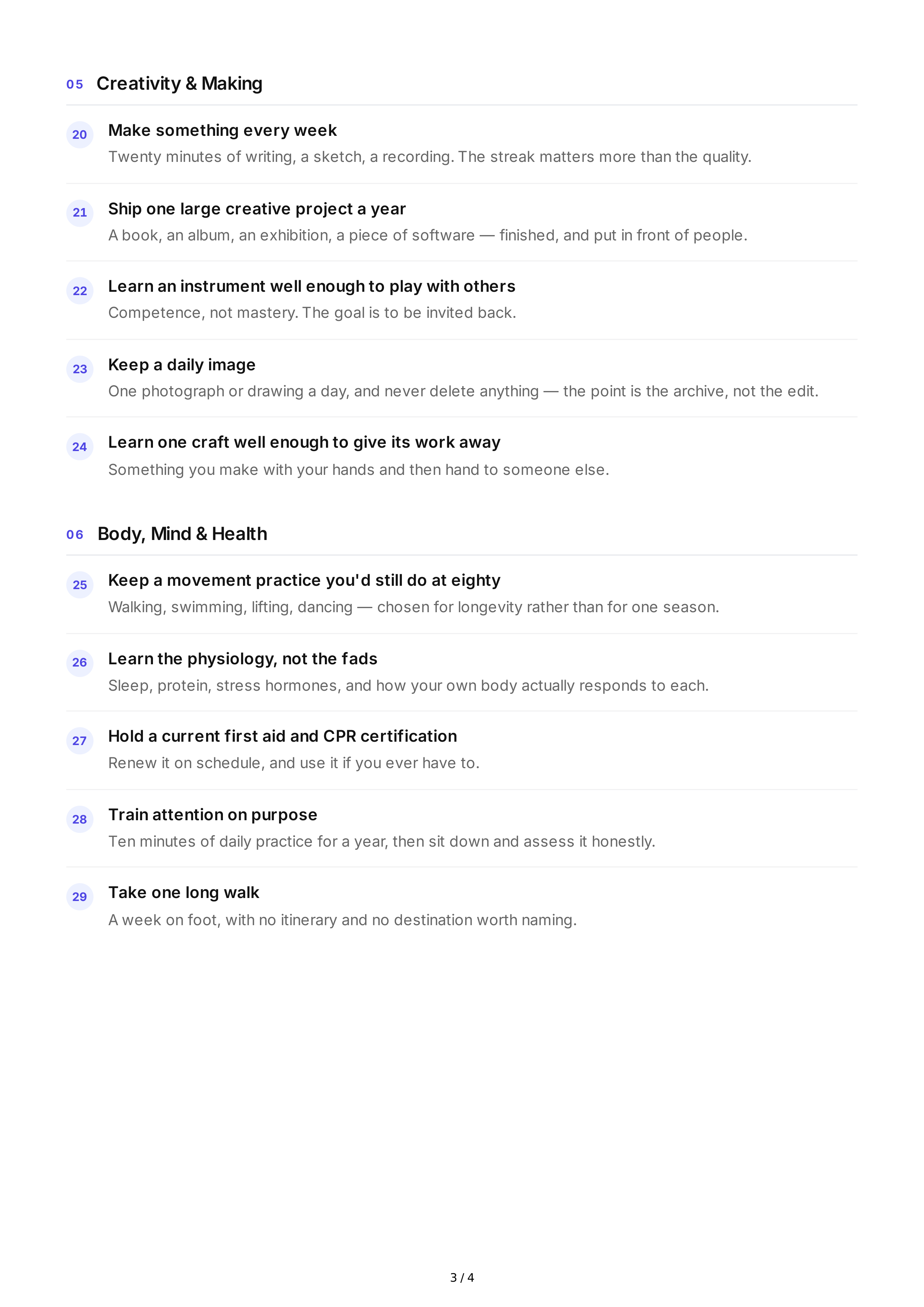 Lifelong Learning Life Goals — page 3