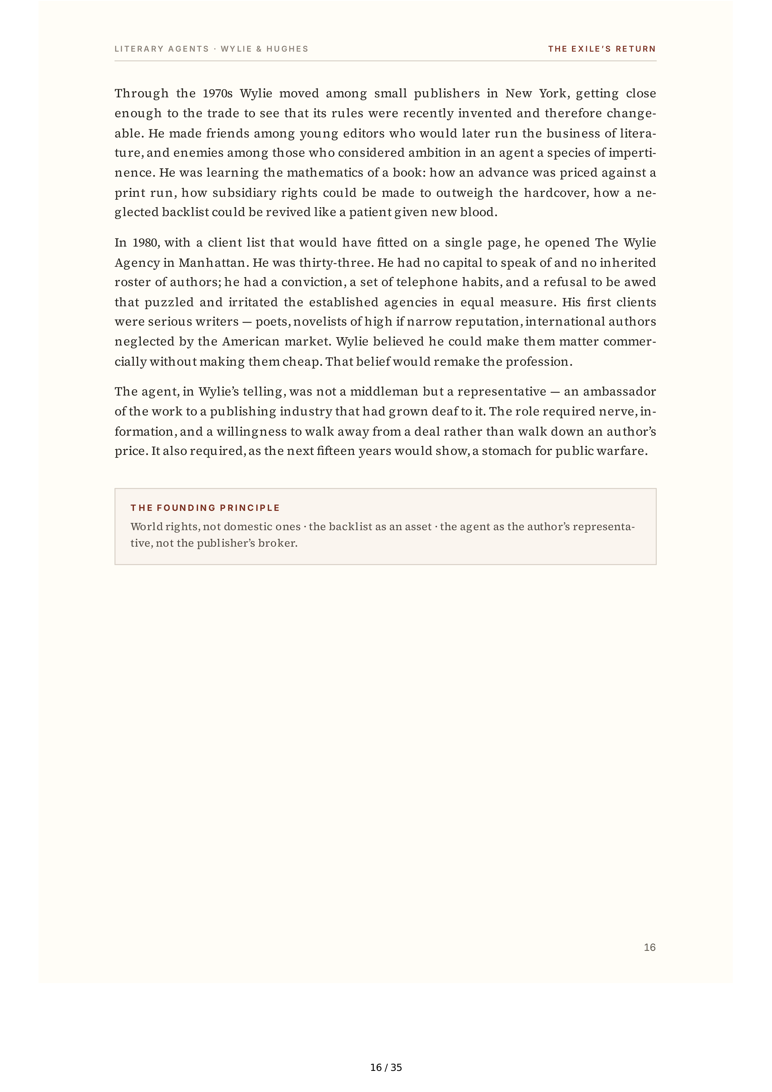 Literary Agents Andrew Wylie Ted Hughes The Unauthorised Life Biography — page 16