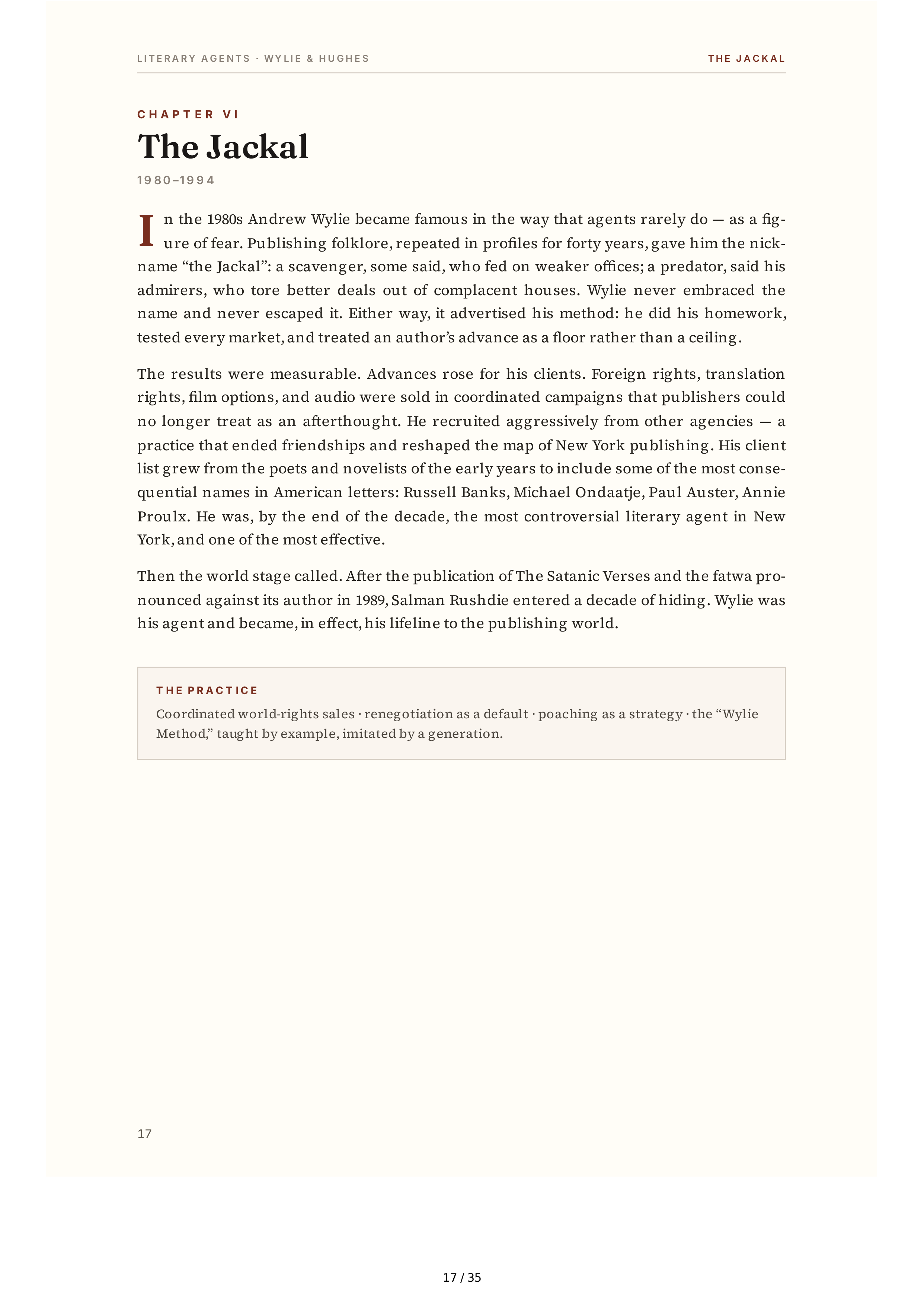 Literary Agents Andrew Wylie Ted Hughes The Unauthorised Life Biography — page 17