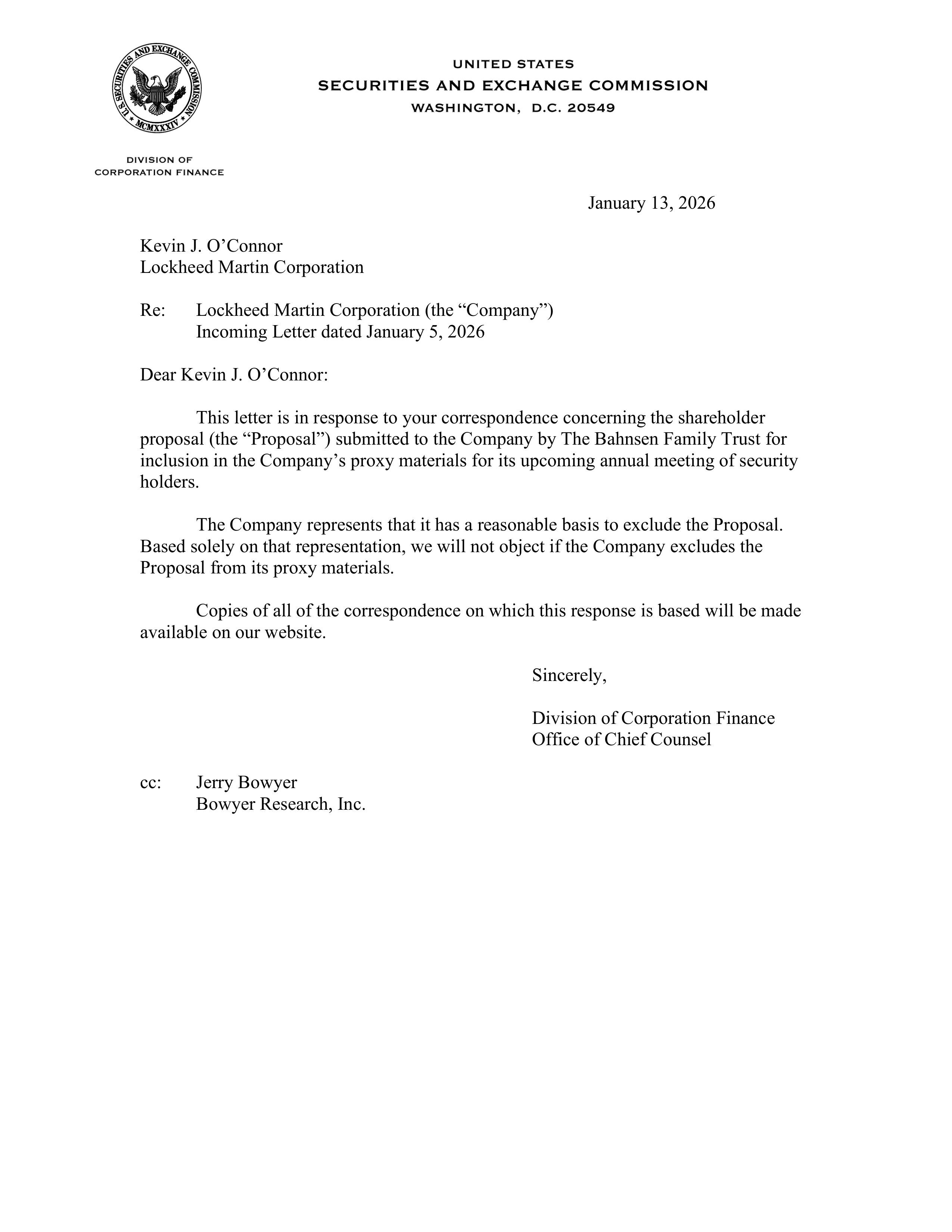 Lockheed Martin Proposal  — page 1