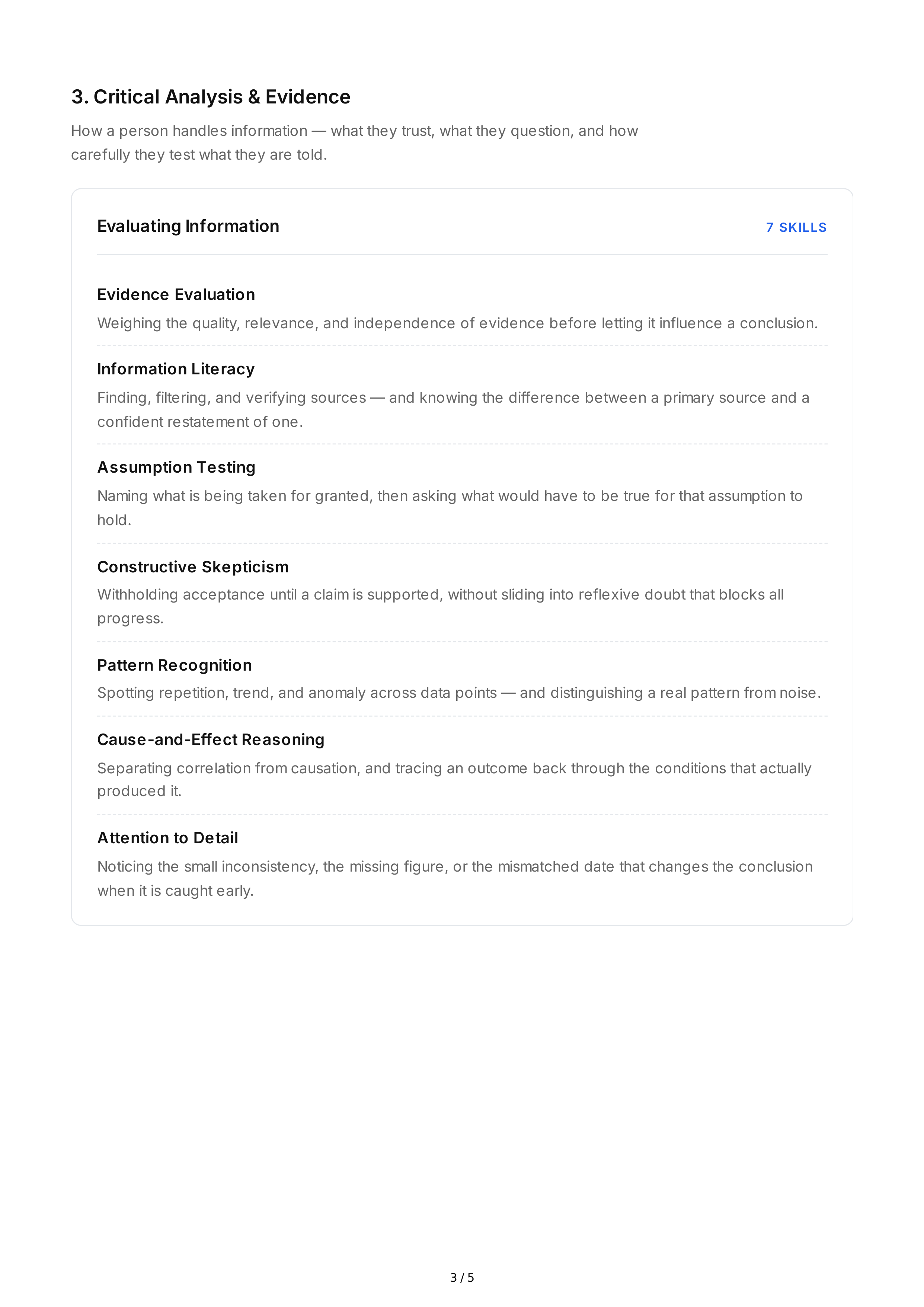 Logical Thinking Soft Skills — page 3
