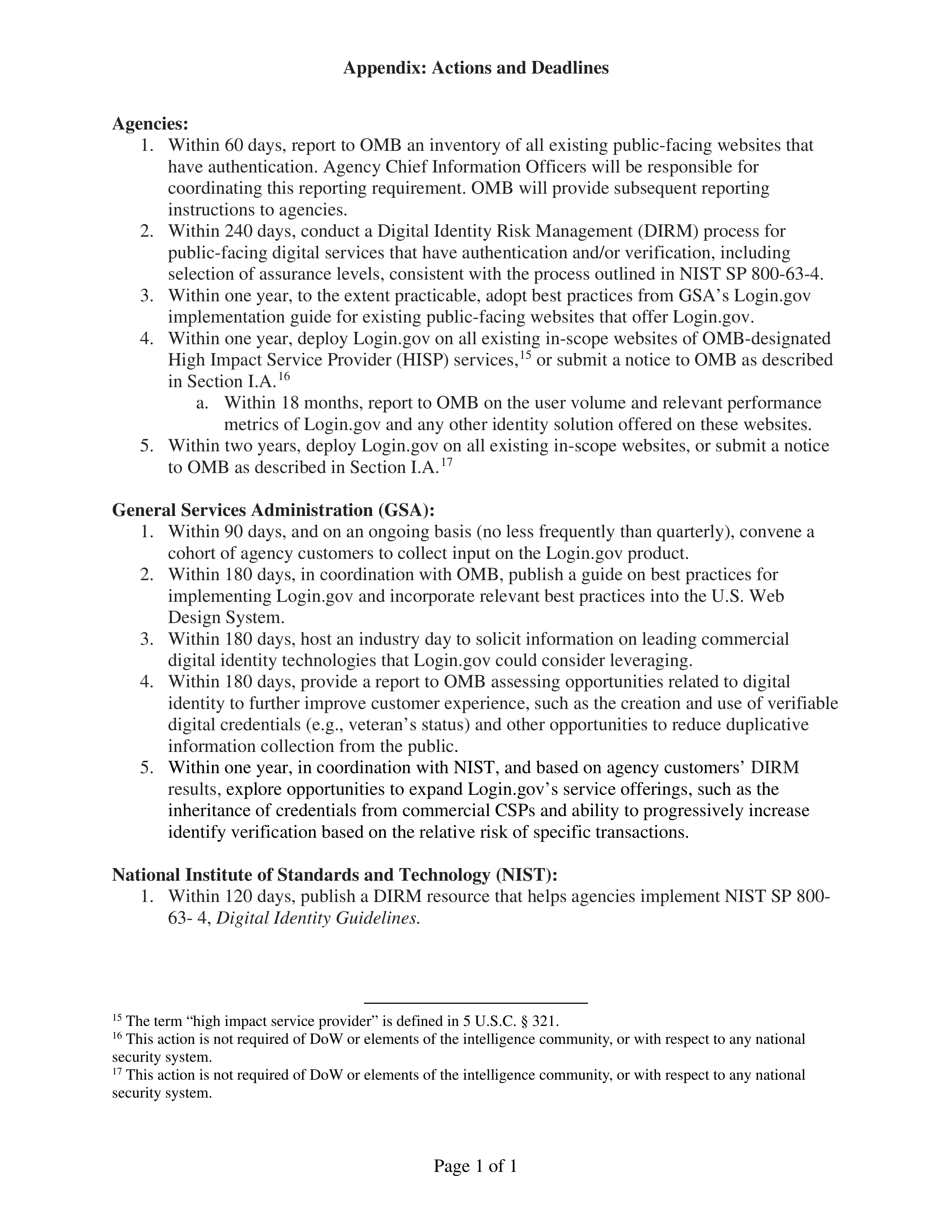 Login.gov Universal Sign-on Memo — page 6