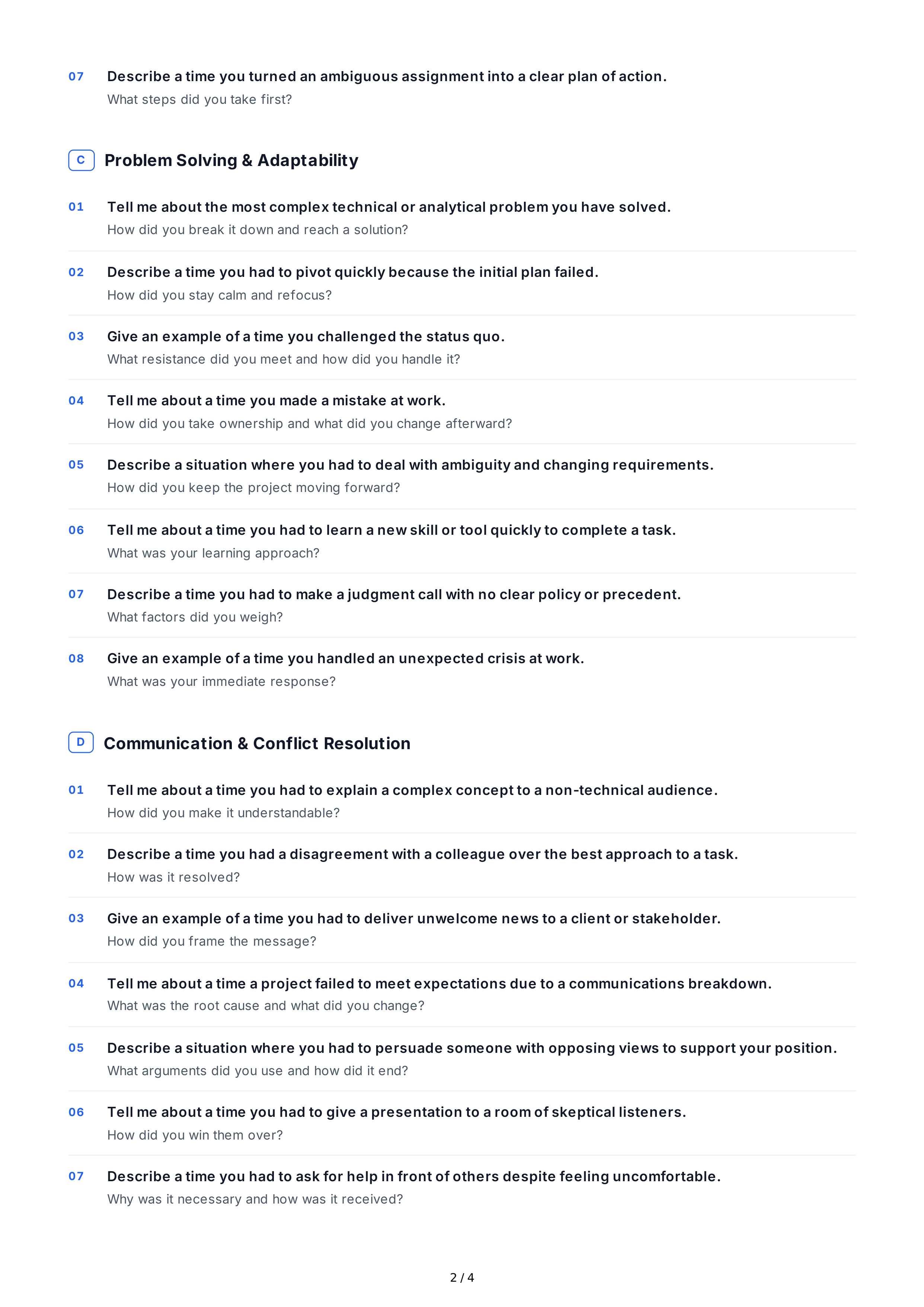 Long-Term Academic Goals — page 2