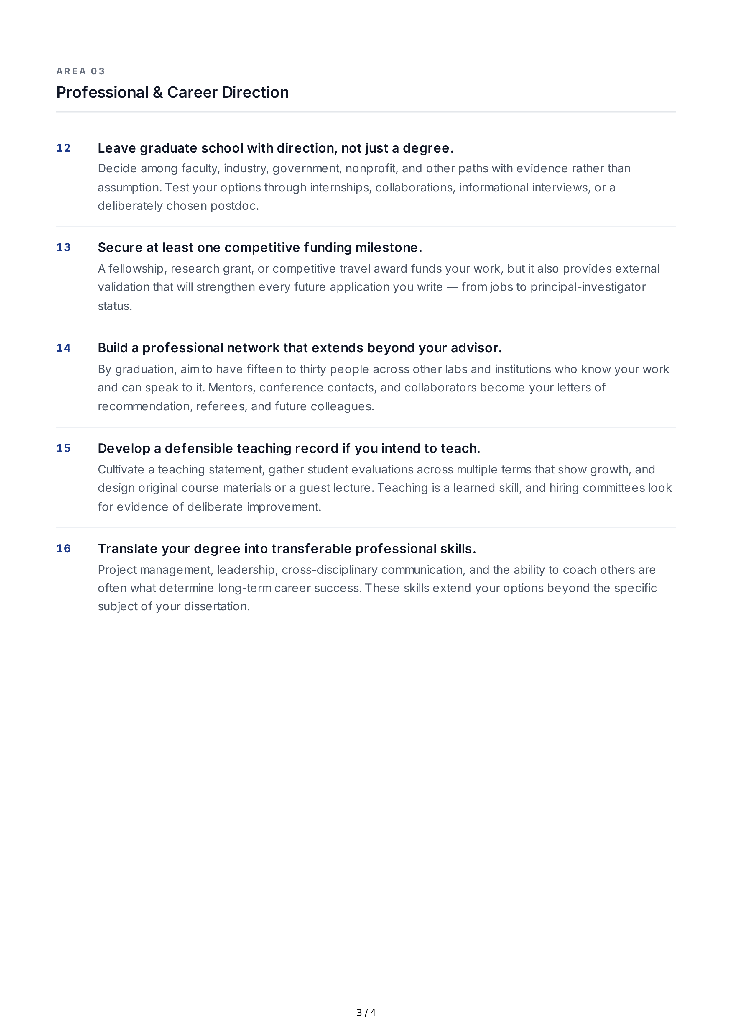 Long-Term Goals for Graduate Students — page 3