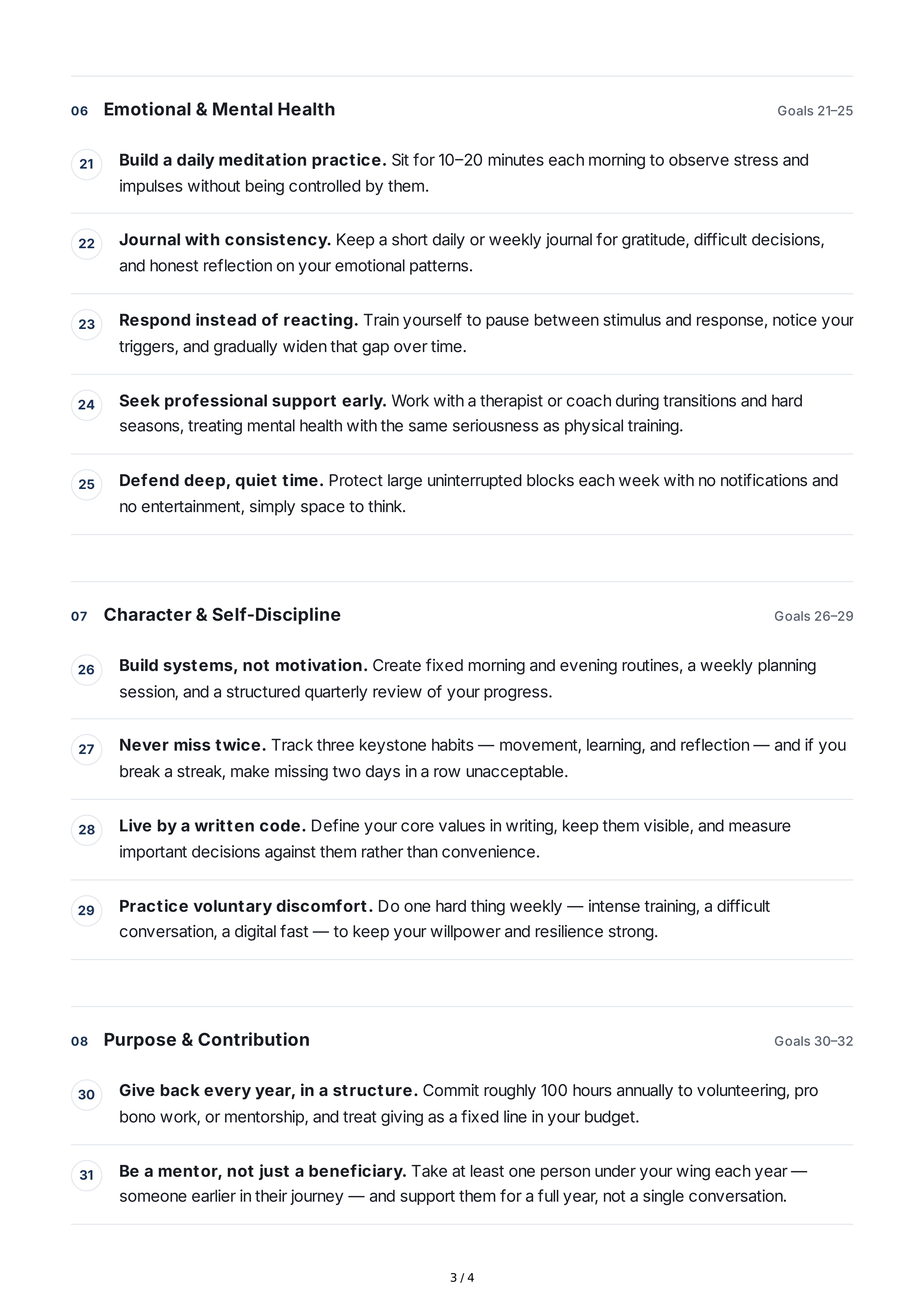 Long-Term Self-Improvement Goals — page 3