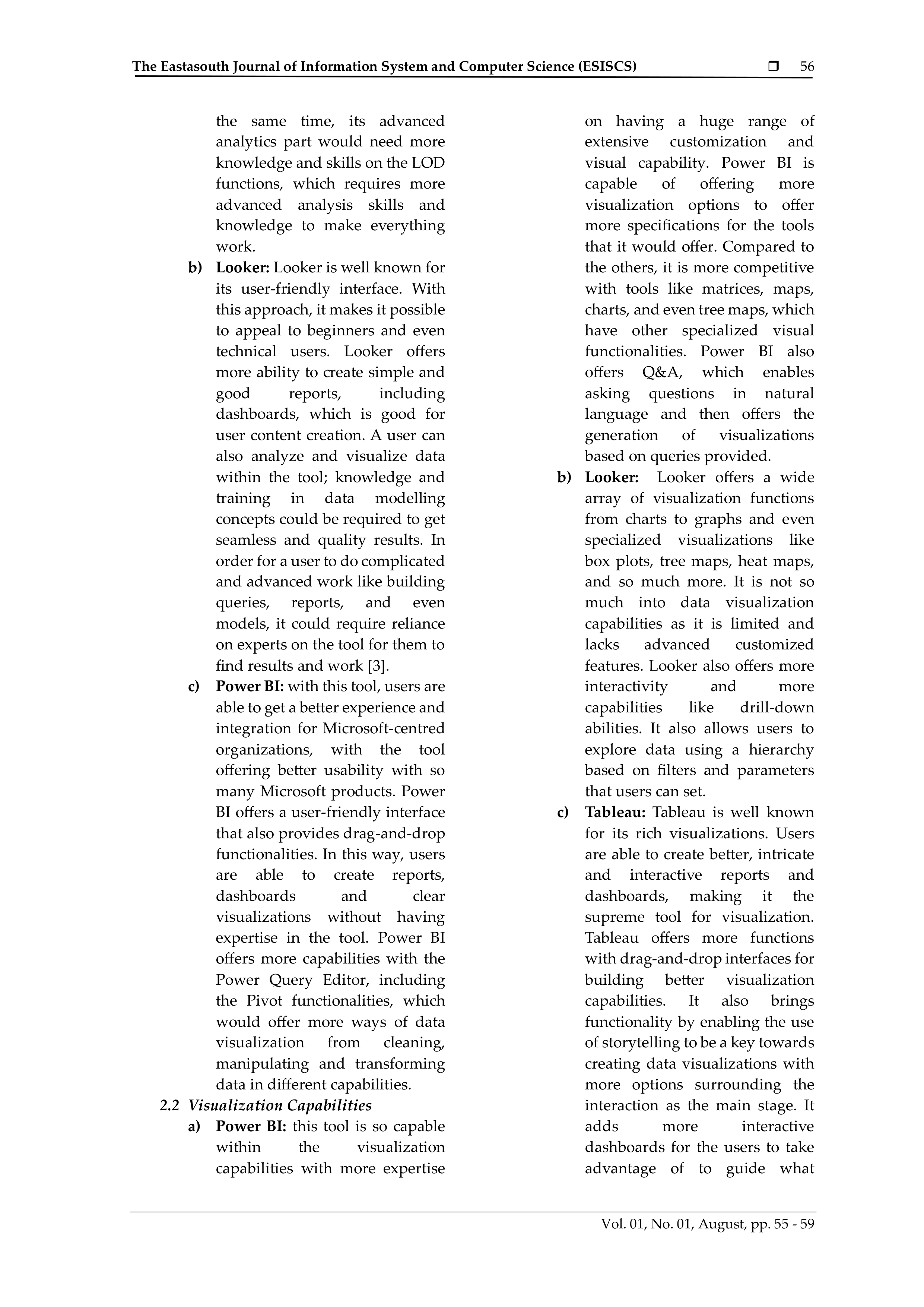 Looker Data Visualization — page 2